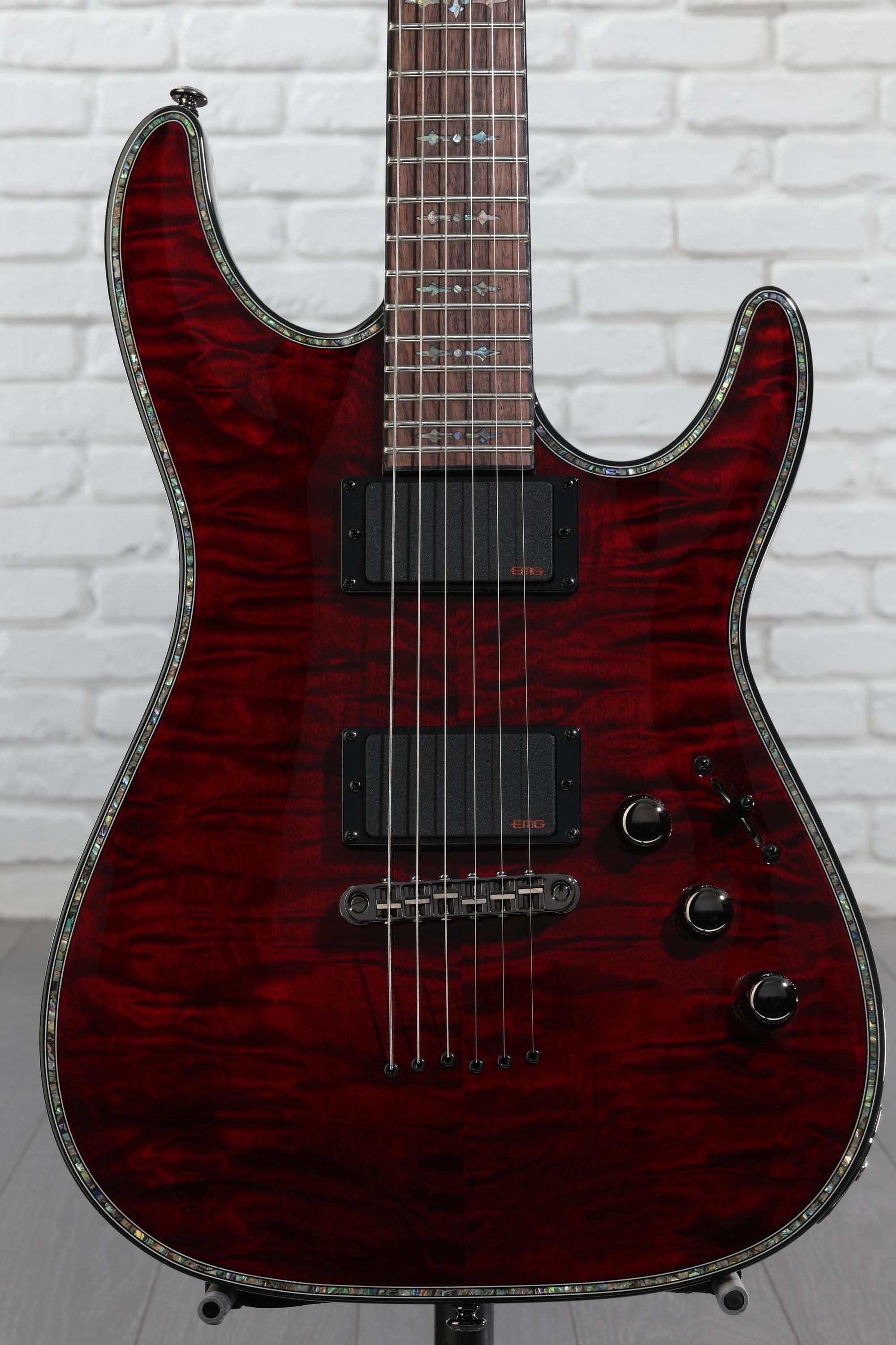 【10946】 Schecter Hellraiser AD C-1 Schecter Hellraiser C-1 Electric Guitar - Black Cherry | Sweetwater