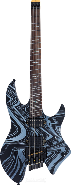 Sire Larry Carlton X6 Headless Electric Guitar - Black Swirl