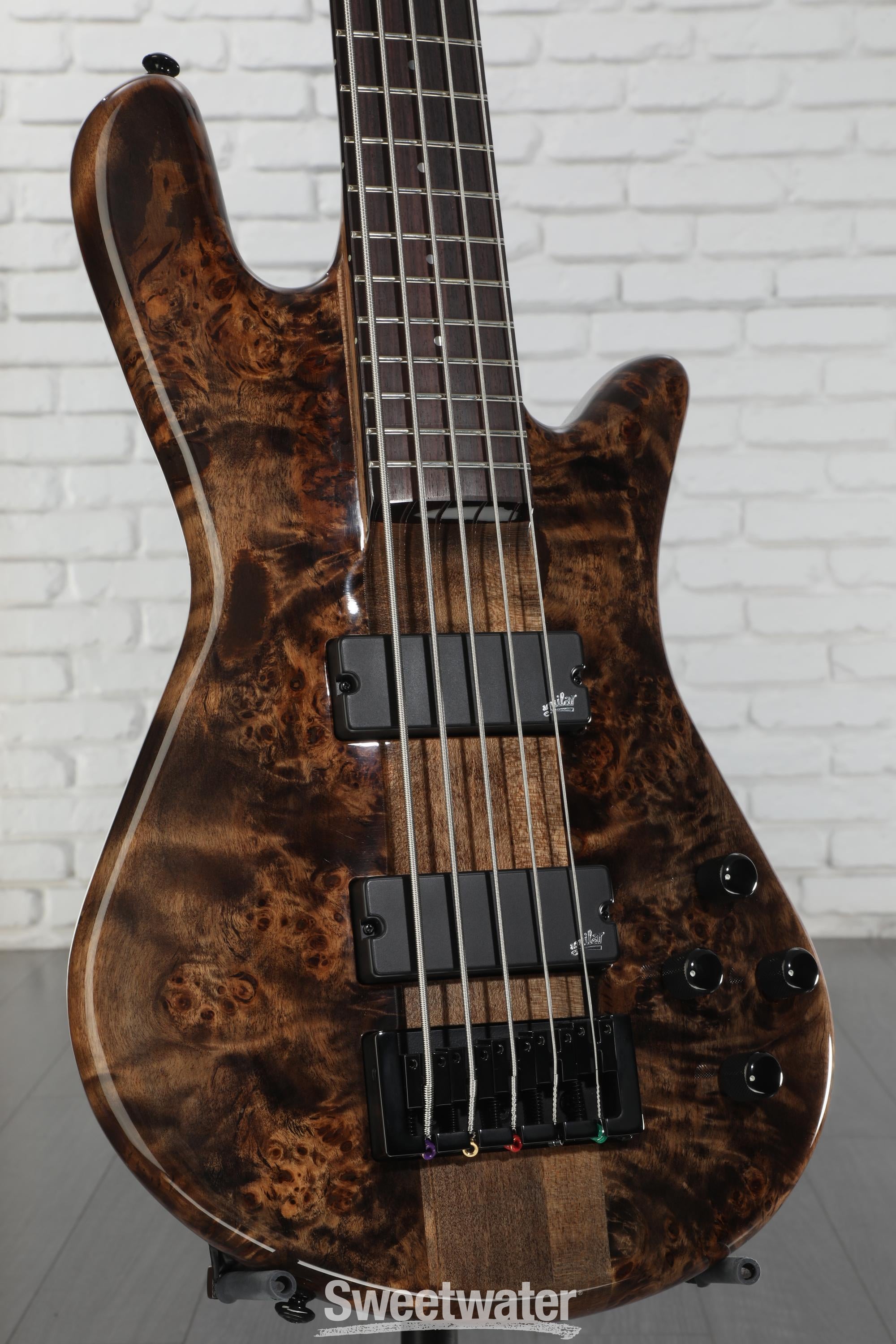 Spector NS Ethos 5 Bass Guitar - Super Faded Black Gloss