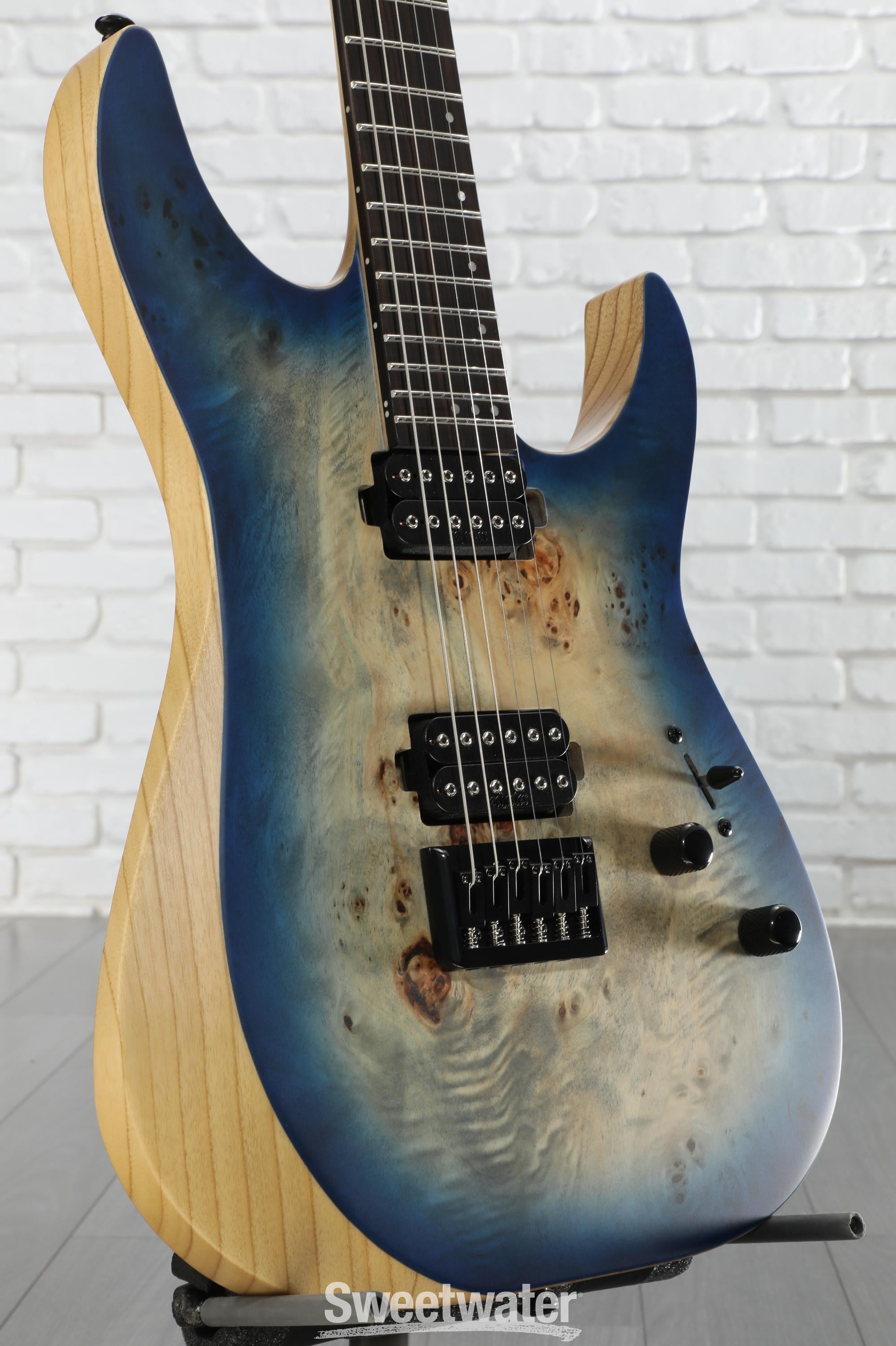 Schecter Reaper-6 Electric Guitar - Satin Sky Burst | Sweetwater