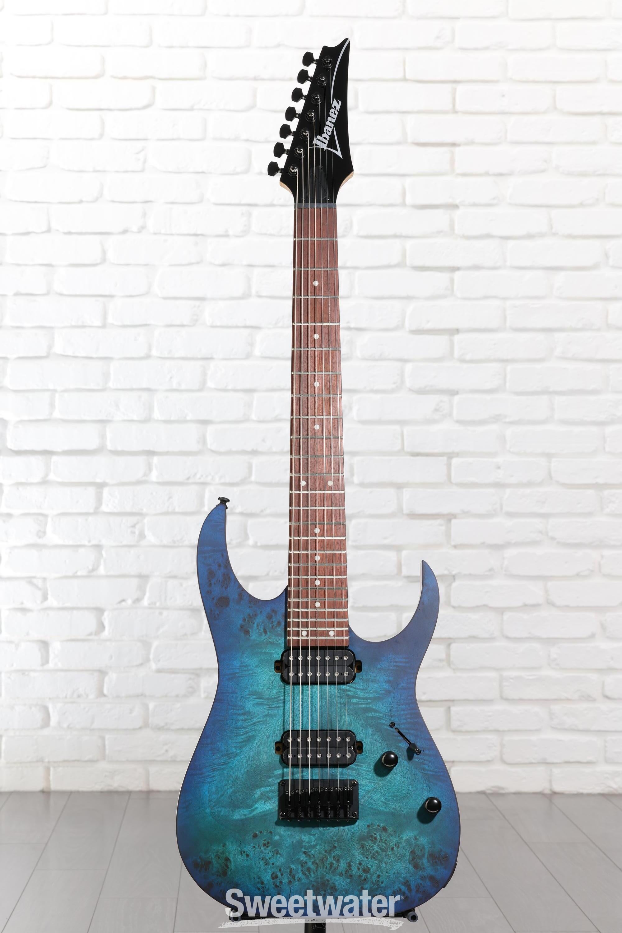Ibanez RG7421PB Electric Guitar - Sapphire Blue Flat | Sweetwater