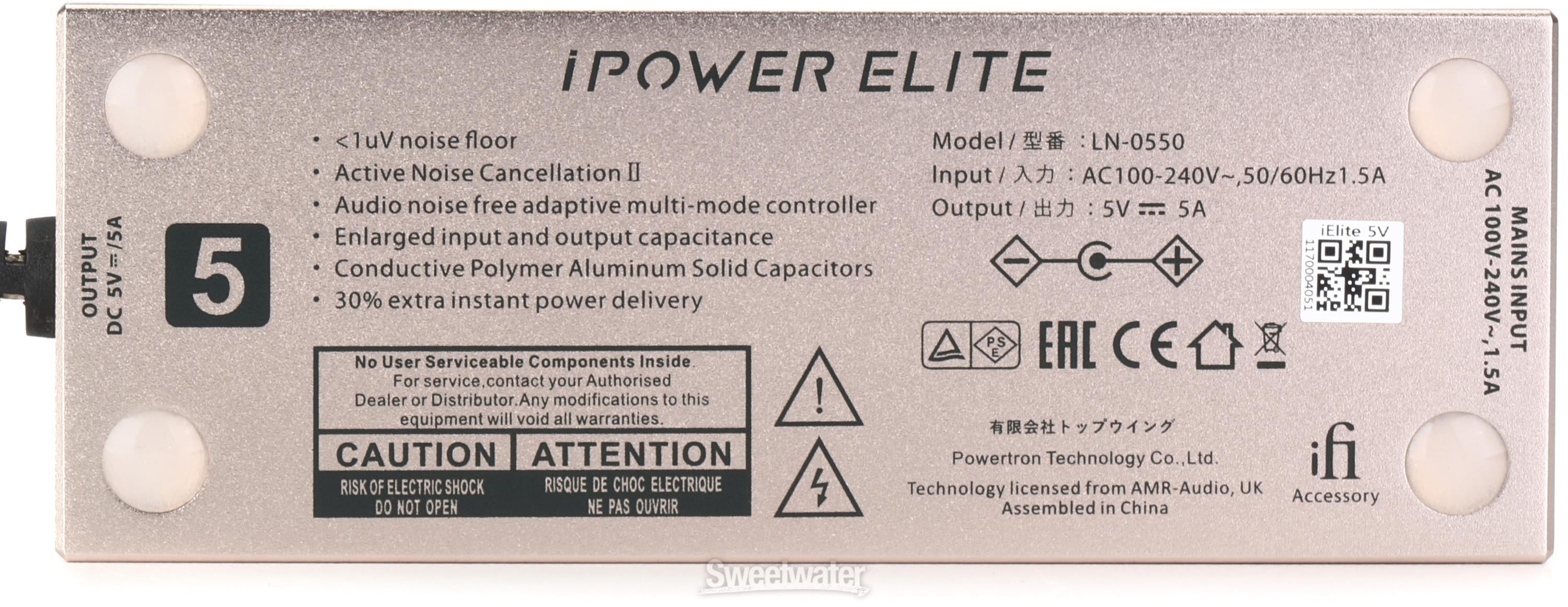 【新品・未使用】 iFi iPower Elite 5V/5A シュリンク付 新品・未使用】 iFi iPower Elite 5V/5A シュリンク付
