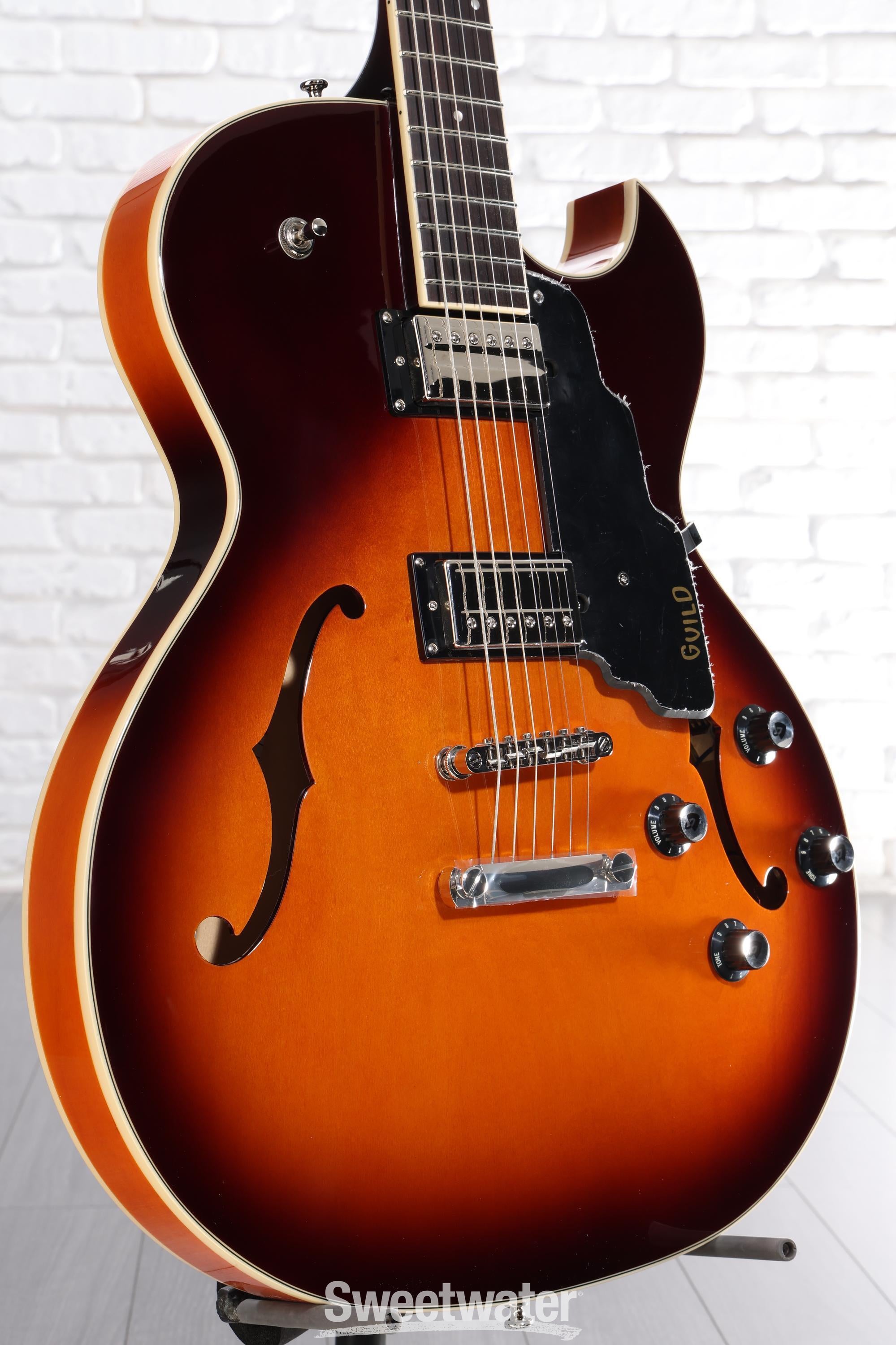 Photo of Guild Starfire I SC Semi-Hollow Electric Guitar - Antique Burst