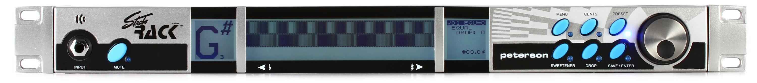 Peterson VS-R StroboRack Virtual Strobe Rack Tuner | Sweetwater