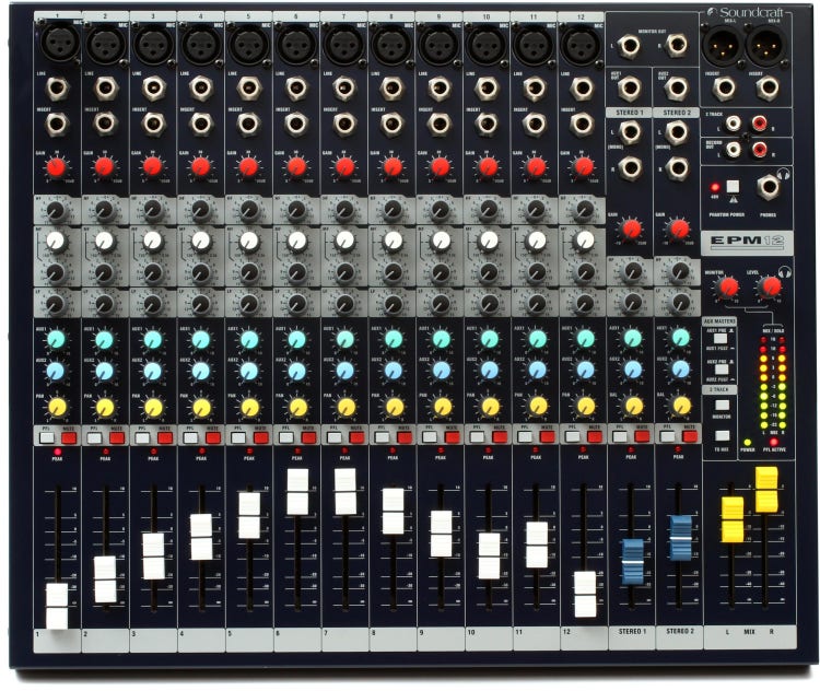 Soundcraft EPM12 14-channel Analog Mixer
