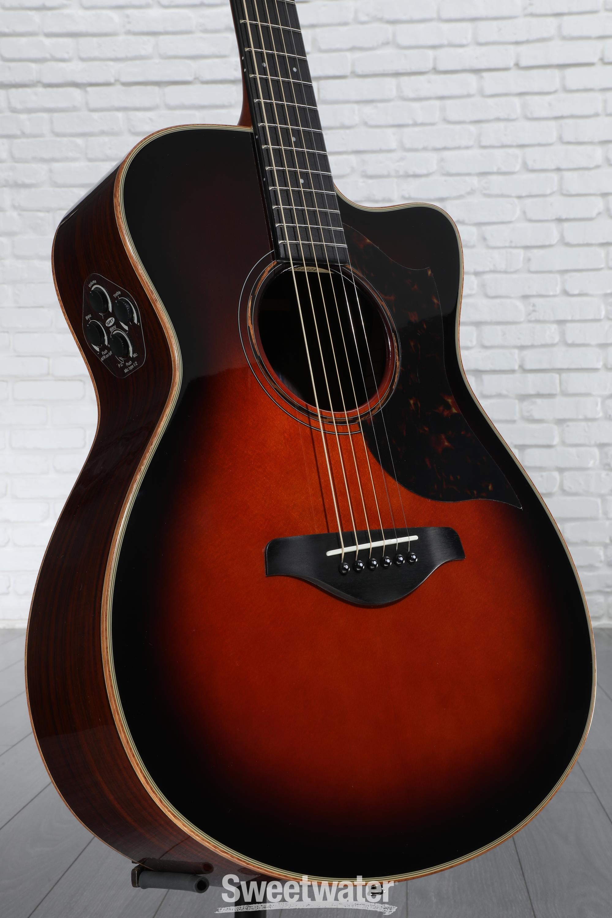YAMAHA AC3R アコースティックギター サンバースト Yamaha AC3R ARE Concert Cutaway Acoustic-electric Guitar - Tobacco