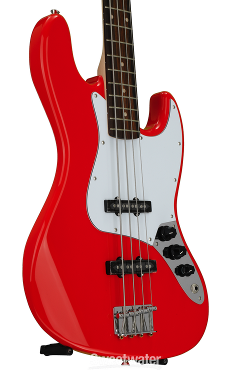 Squier Affinity Series Jazz Bass - Race Red | Sweetwater