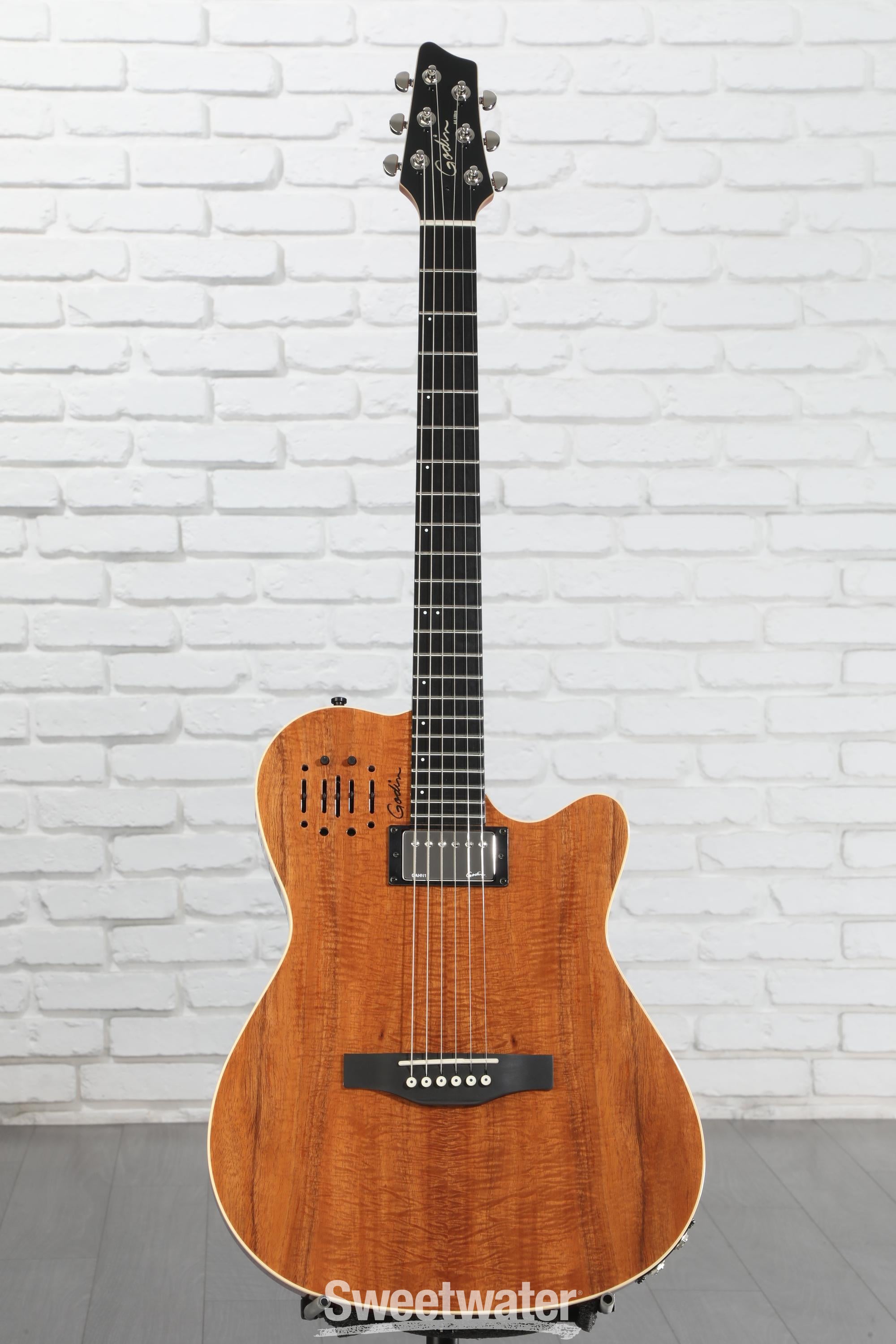 Godin A6 Ultra Extreme Koa HG - Natural | Sweetwater
