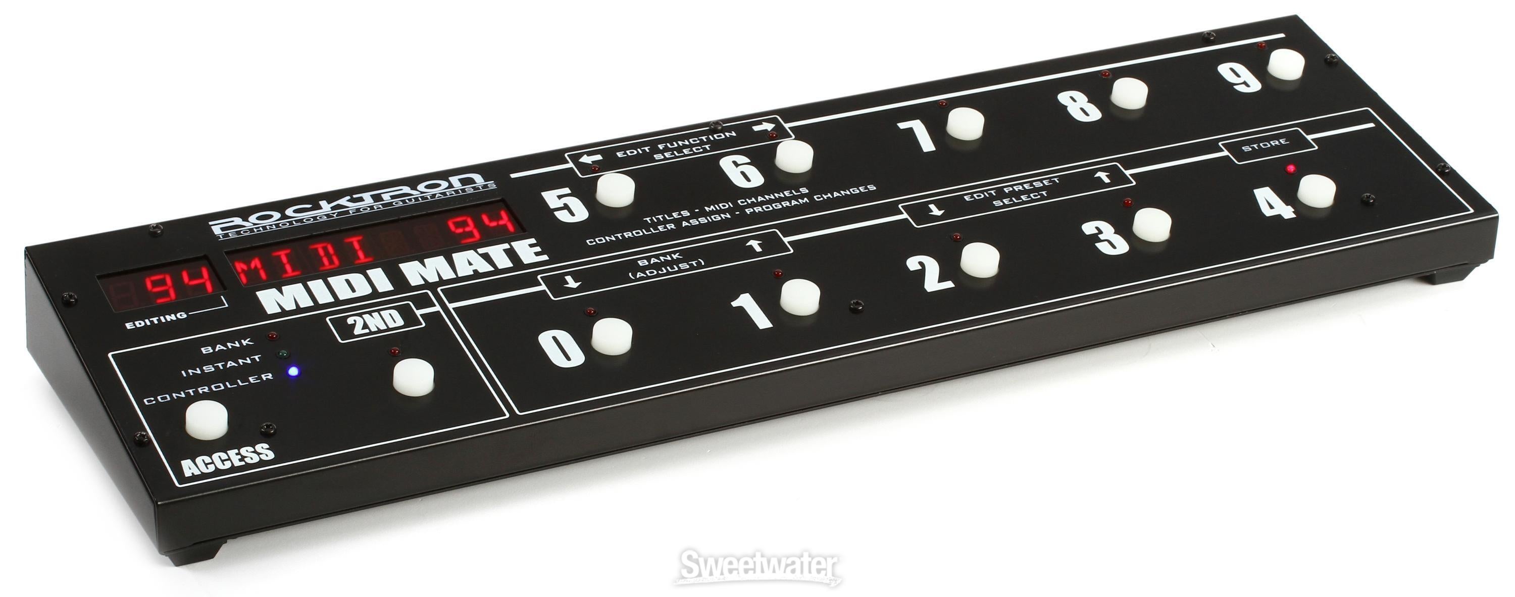 Rocktron MIDI Mate Control Pedal Reviews | Sweetwater