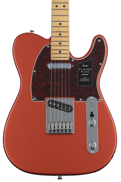 Fender Player Plus Telecaster - Aged Candy Apple Red with Maple