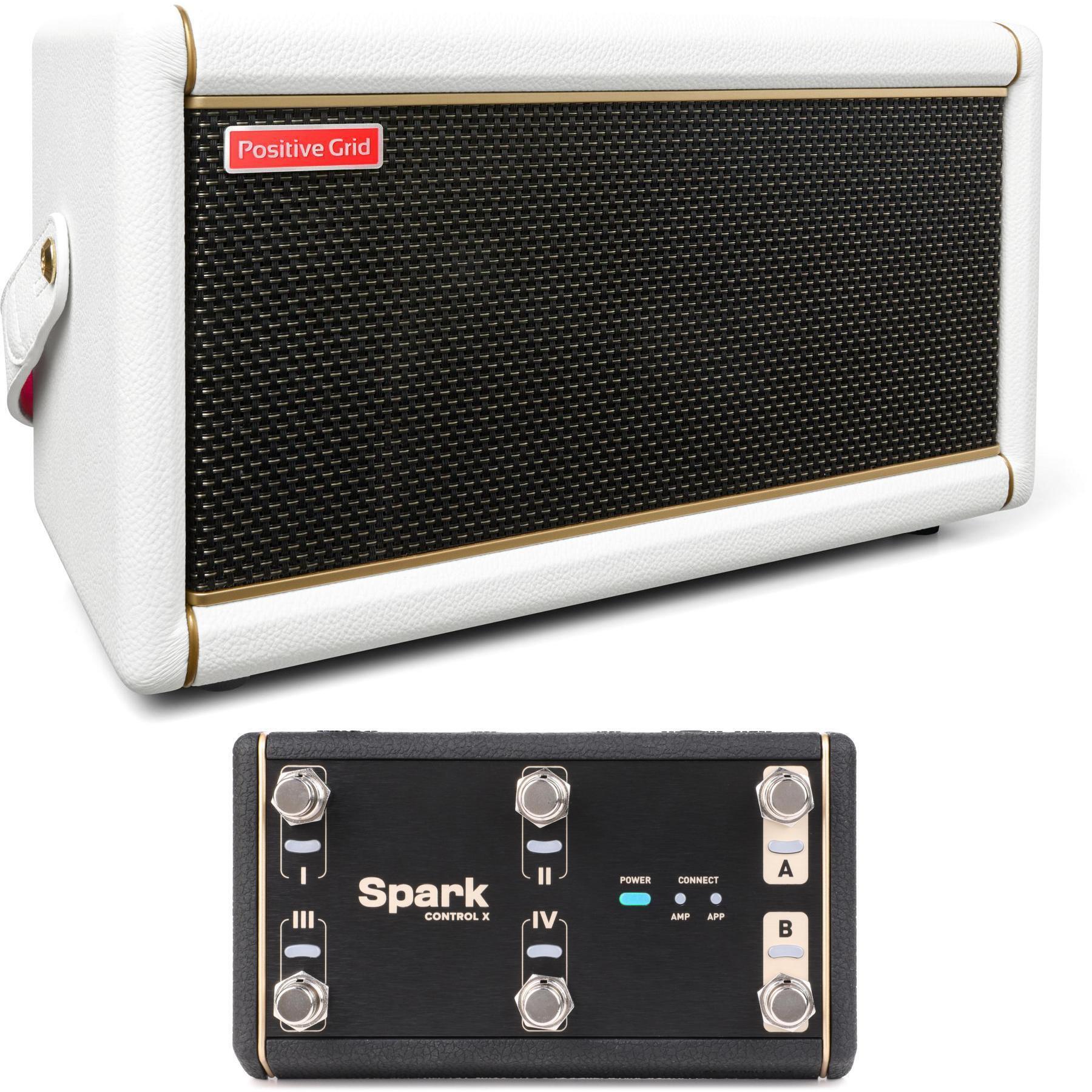 Positive Grid Spark 2 50-watt 2 x 4-inch Combo Amp with Footswitch