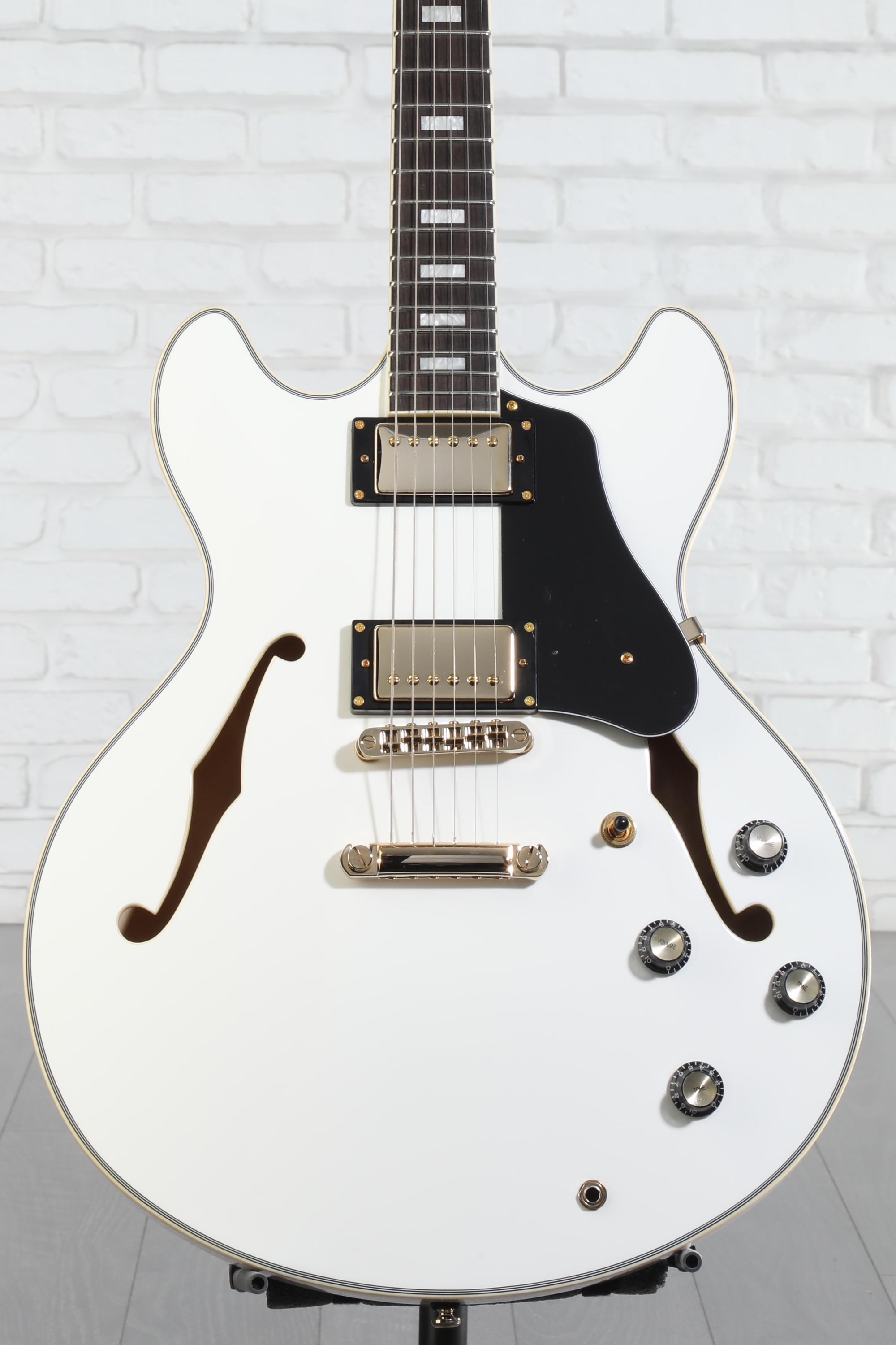 ギター Sire H7 Larry Carlton Sire Larry Carlton H7 Hollowbody Electric Guitar See-Thru Red