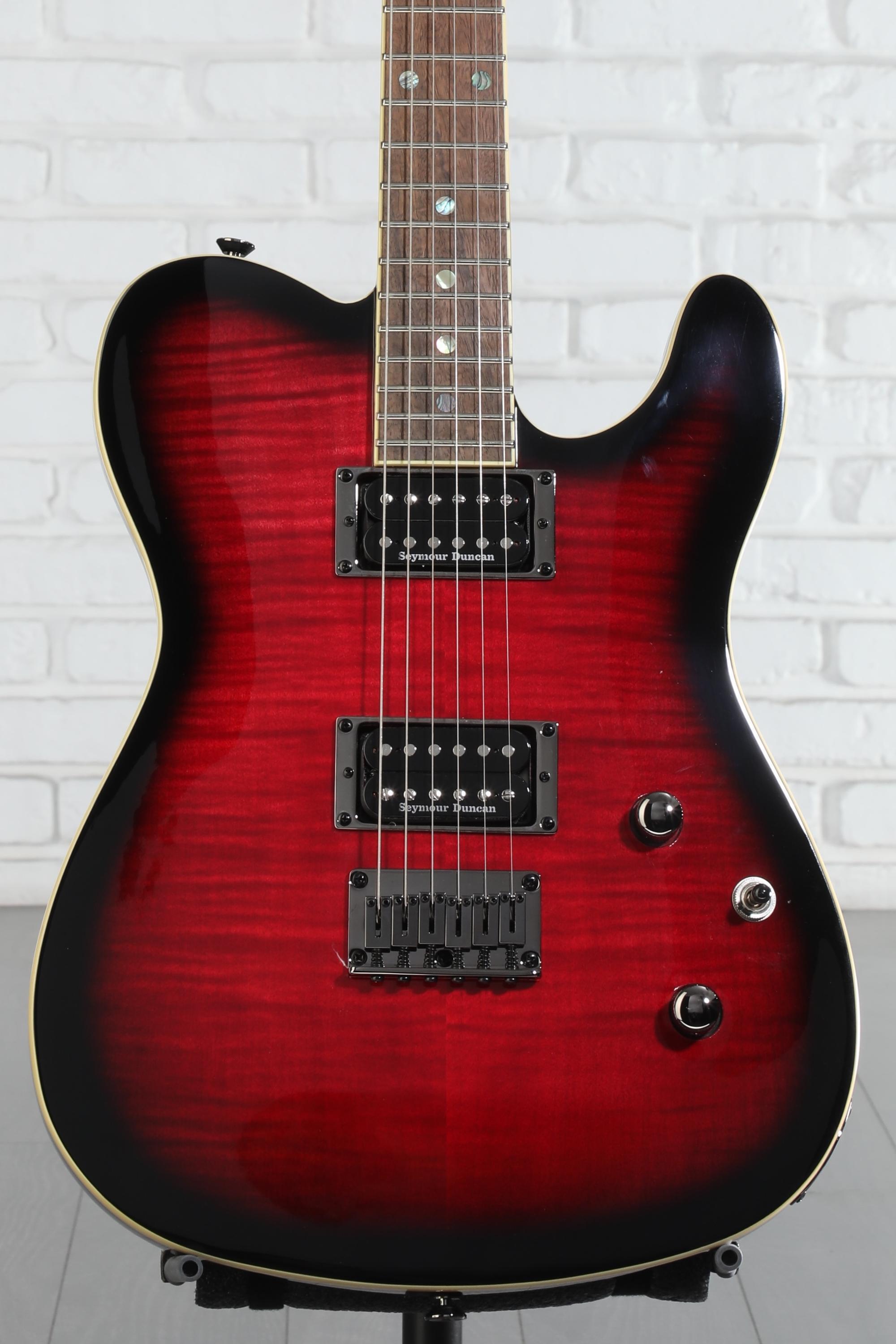 Fender Special Edition Custom Telecaster FMT HH - Black Cherry