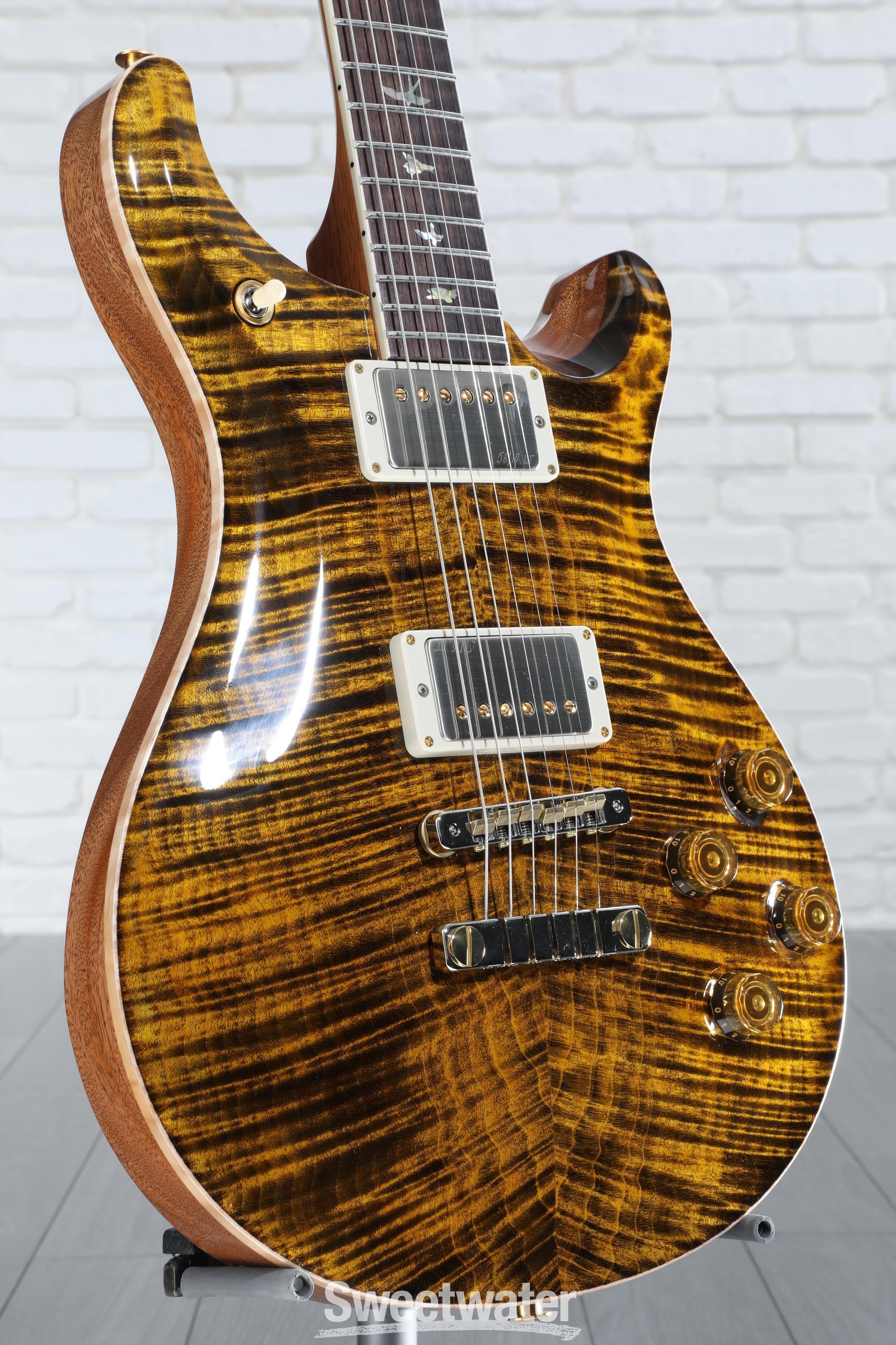 PRS McCarty 594 10-Top Electric Guitar - Yellow Tiger | Sweetwater