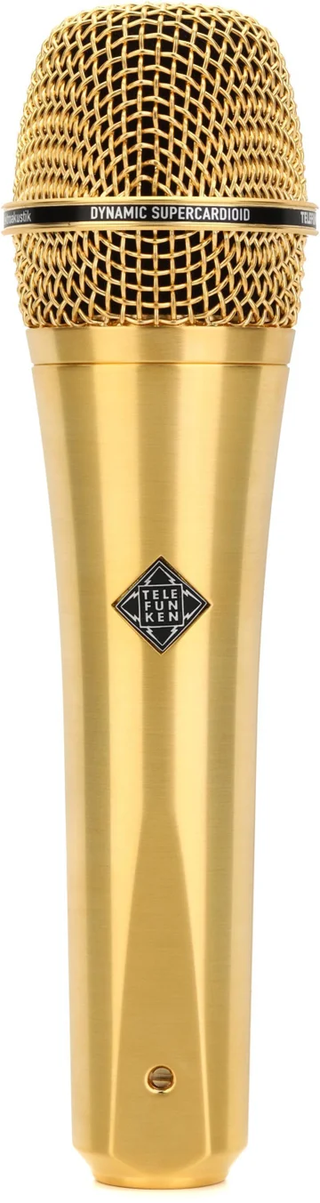 Telefunken M80 Supercardioid Dynamic Handheld Vocal Microphone - Satin Gold
