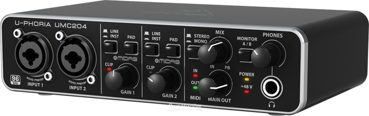 Behringer U-Phoria UMC204 | Sweetwater