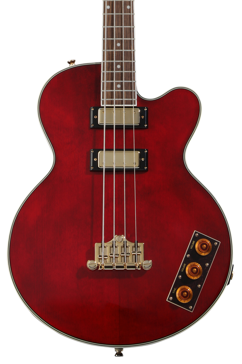 Epiphone Allen Woody Rumblekat Artist Series Bass Guitar - Wine