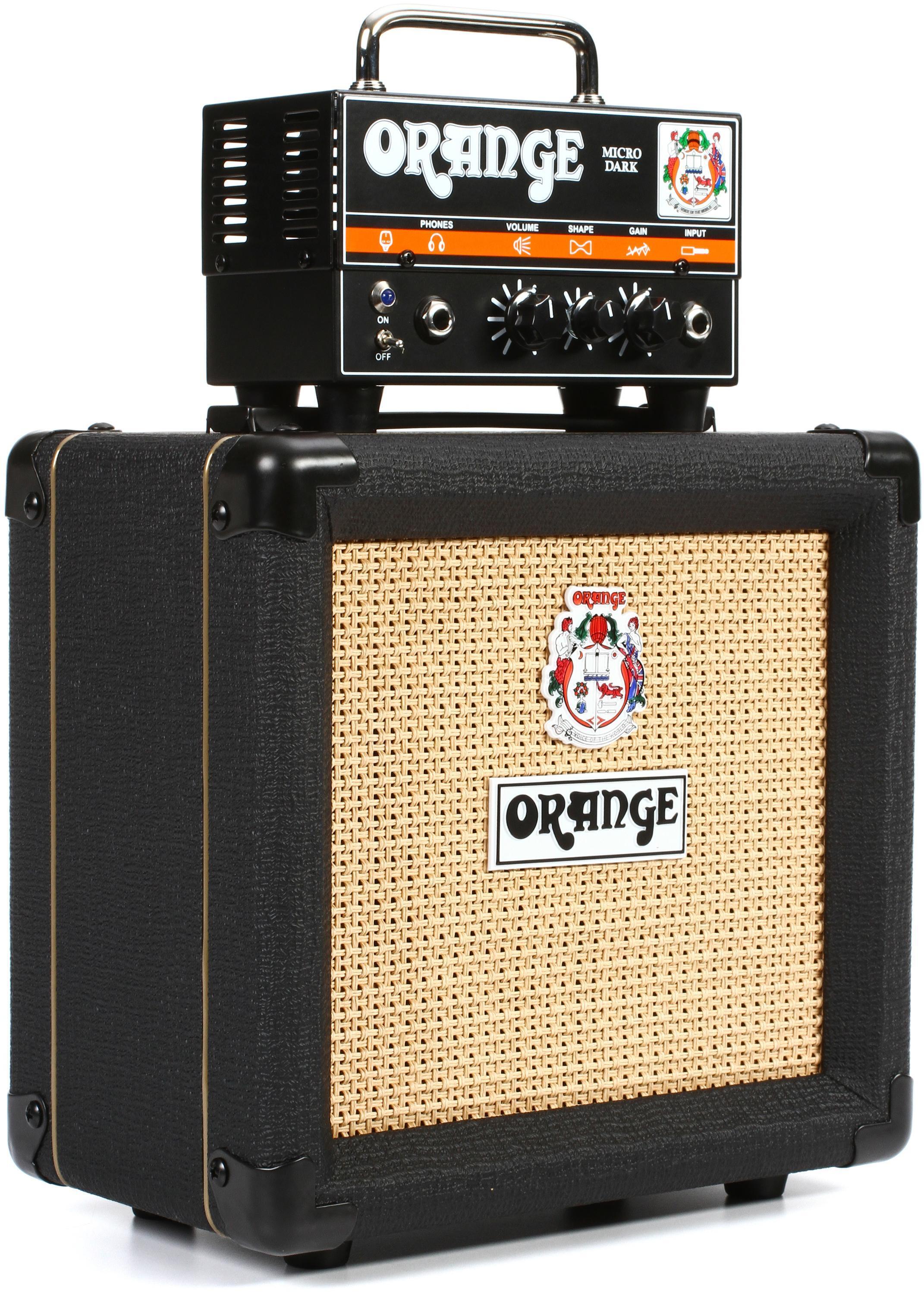 Orange Micro Dark Stack - 20-watt Head and 1x8
