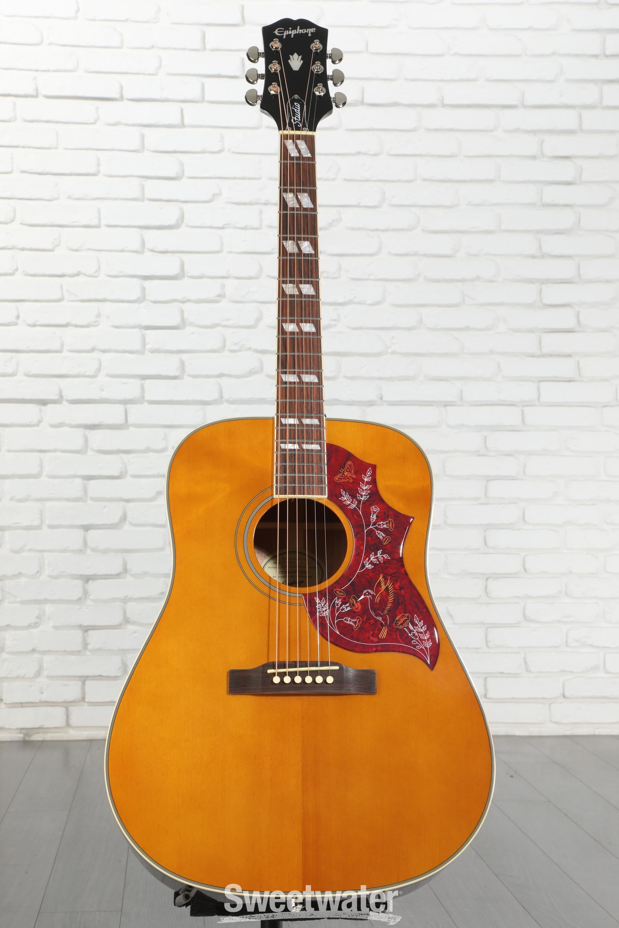 Epiphone Hummingbird Studio Acoustic-electric Guitar - Antique