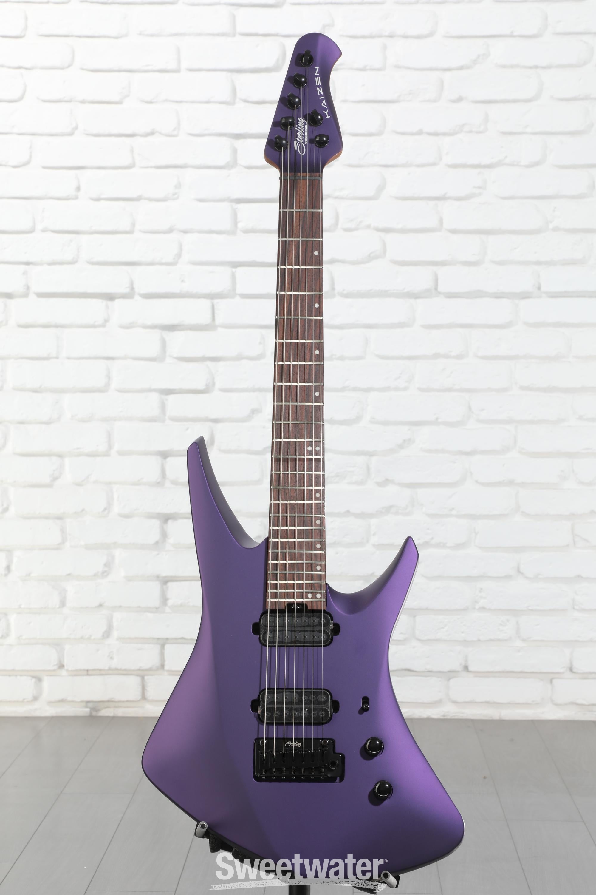 新品同様 MUSICMAN KAIZEN 7 ミュージックマン 7弦 ギター Music Man Kaizen 7-String Electric Guitar Radium w/ Case