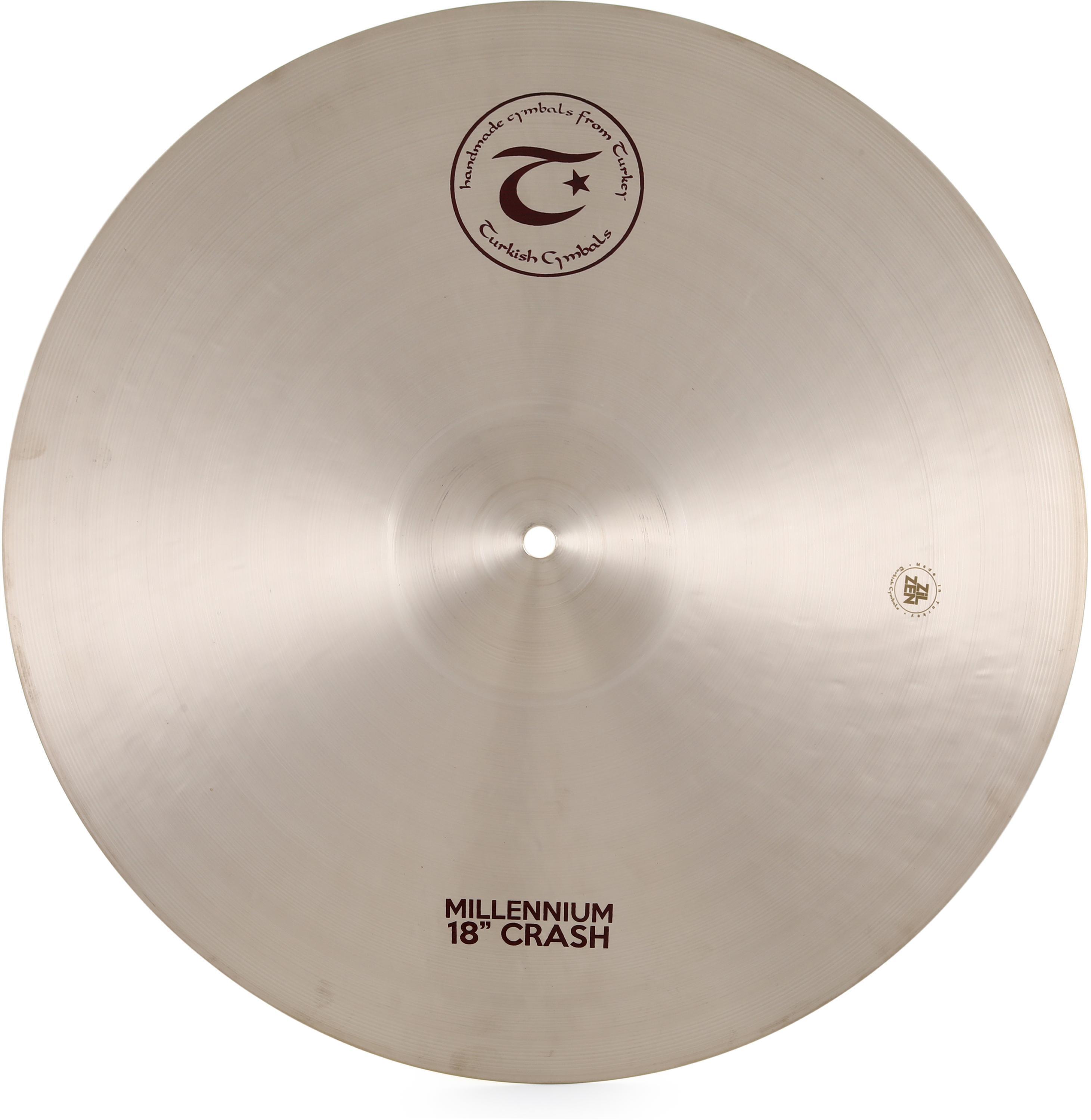 Turkish Cymbals Millennium Crash Cymbal - 18 inch | Sweetwater