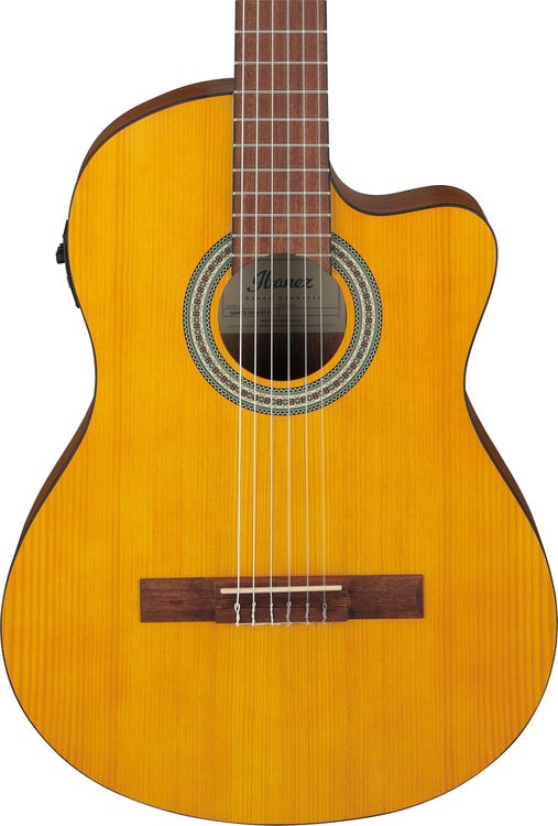 Ibanez GA3ECE Nylon-string Acoustic-electric Guitar - Open Pore Amber