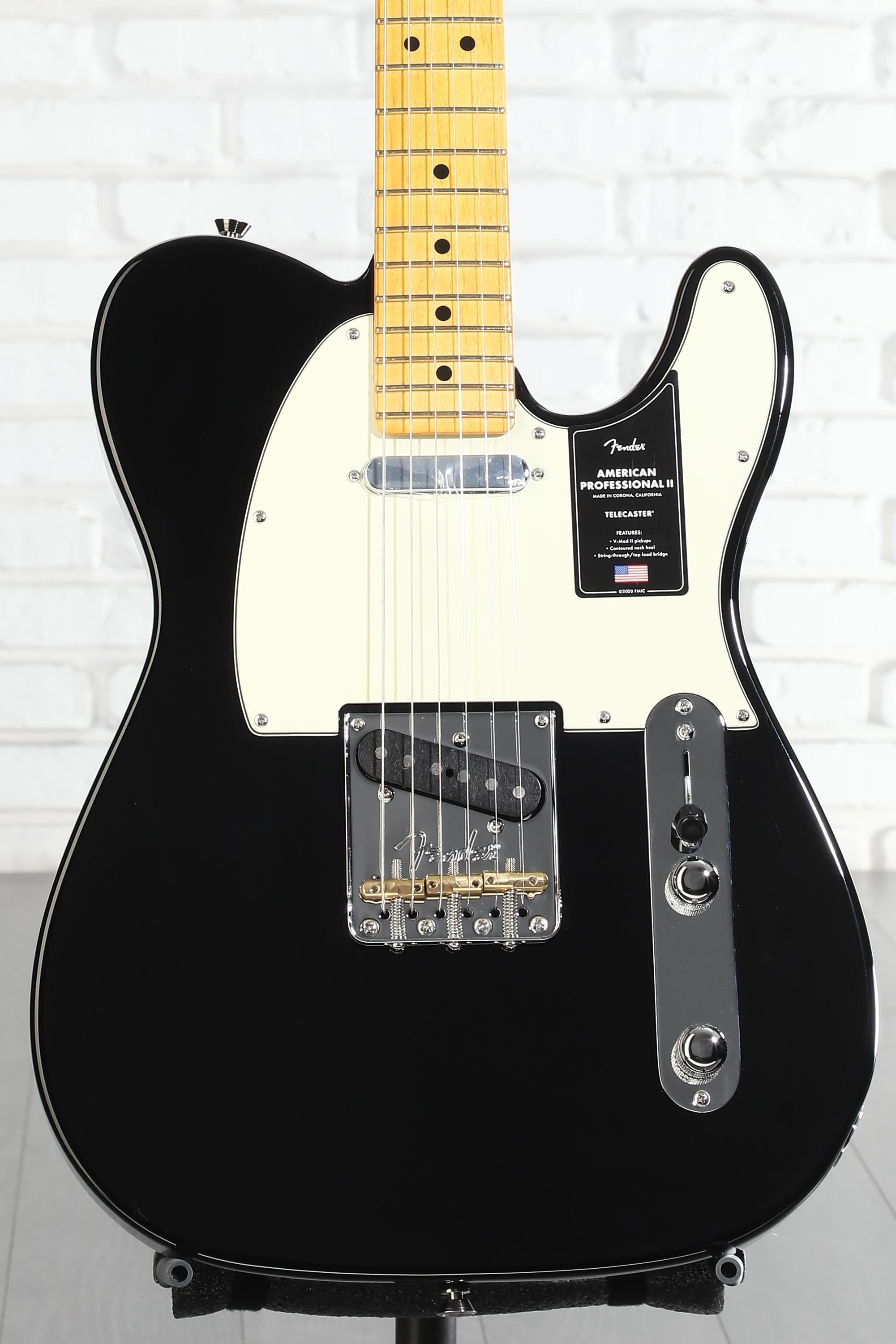 Fender American Professional II Telecaster - Black with Maple