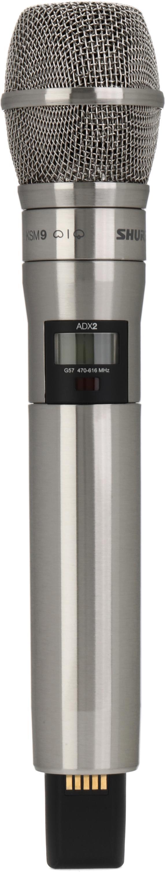 Shure ADX2/K9 Wireless Handheld Microphone Transmitter - Nickel