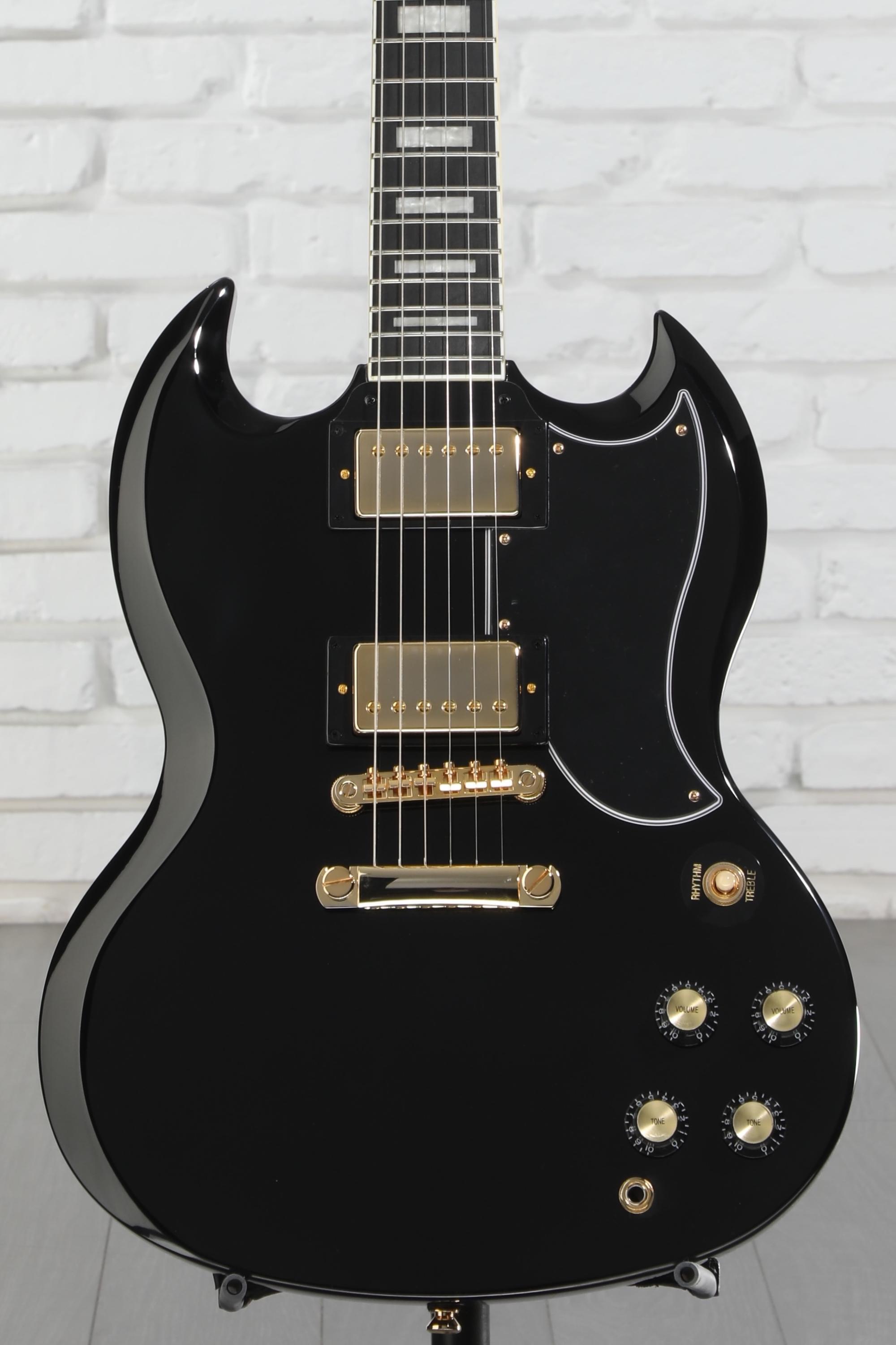 Epiphone SG Custom Electric Guitar - Ebony | Sweetwater