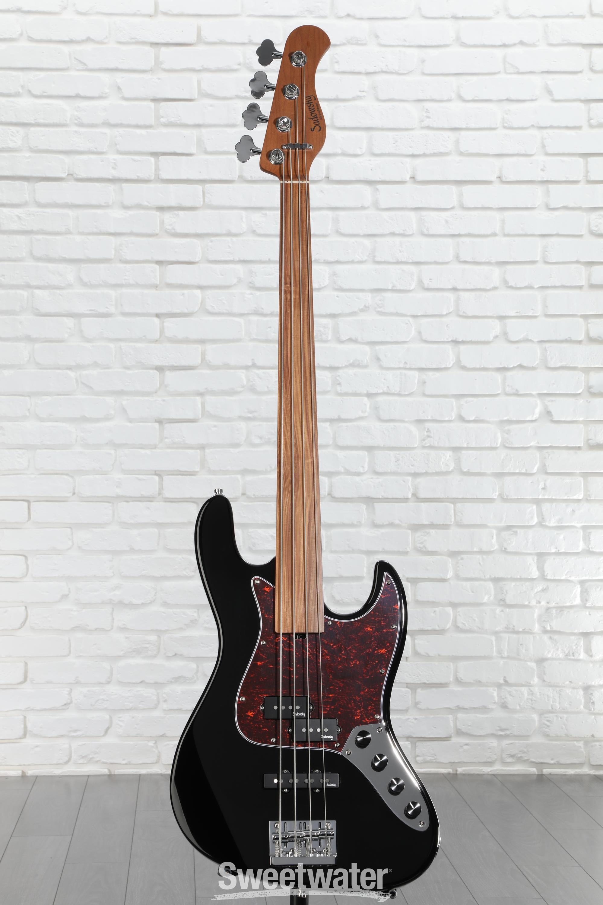 Sadowsky MetroExpress Hybrid PJ Fretless 4-string Bass - Black