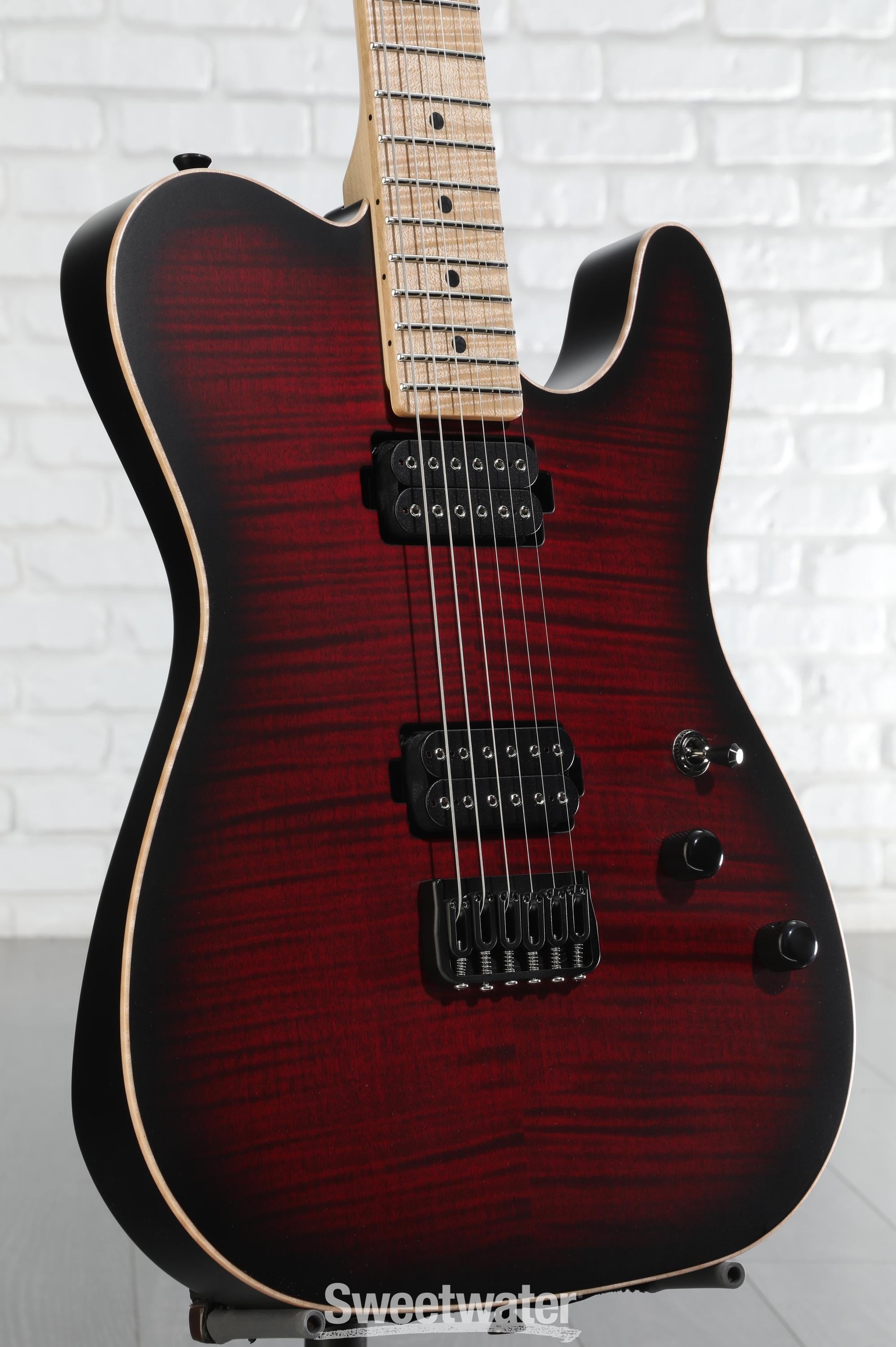 ギター Schecter USA California Custom s-pt Schecter USA PT Custom Electric Guitar - Purple Burst Flame