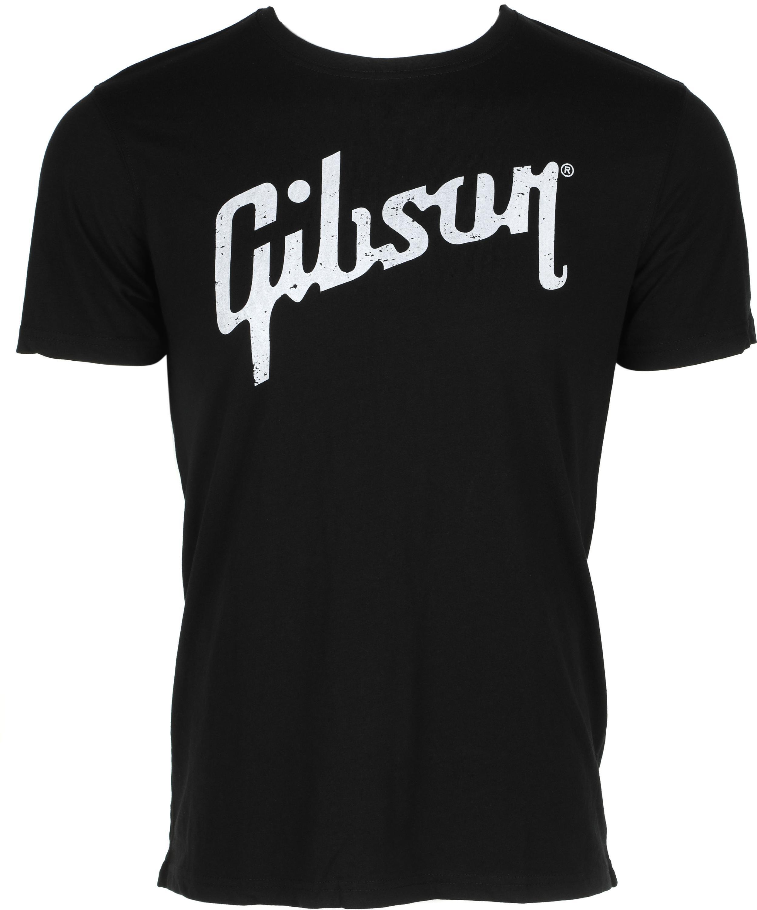 Gibson Accessories Logo T-shirt - Black, 2XL | Sweetwater