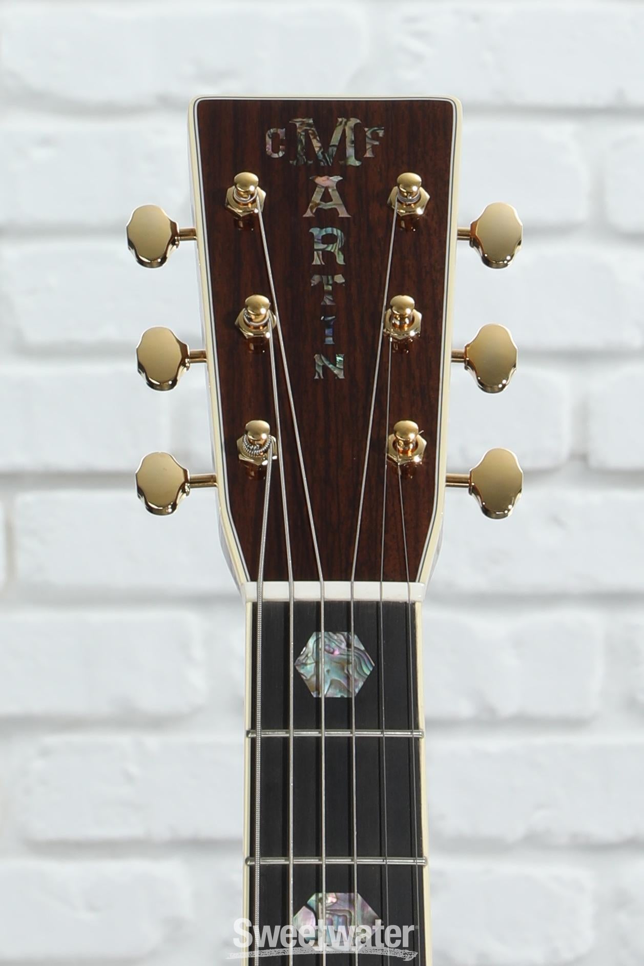 Martin D-45 Acoustic Guitar - Natural (2024) | Sweetwater