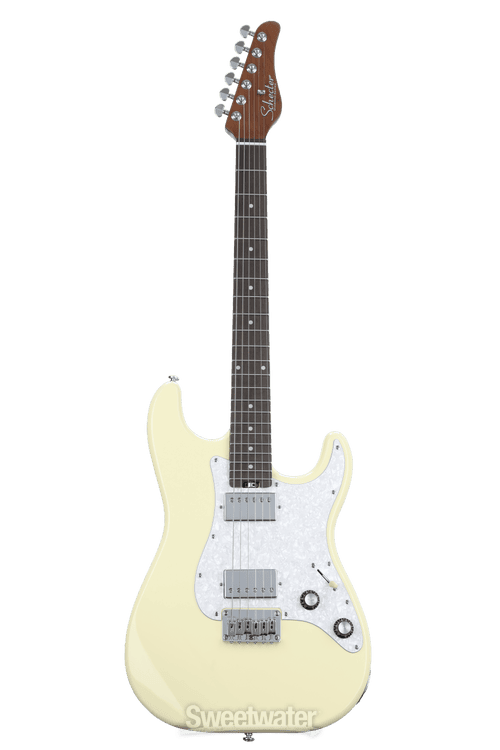 Schecter Jack Fowler Traditional HT Electric Guitar - Ivory