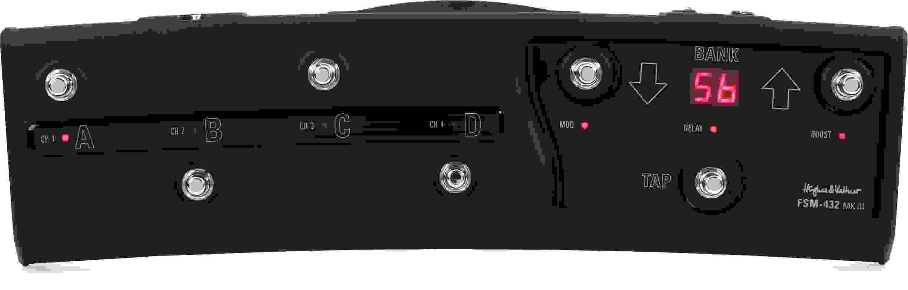Hughes & Kettner FSM-432 MK III MIDI Footswitch for TubeMeister Amps
