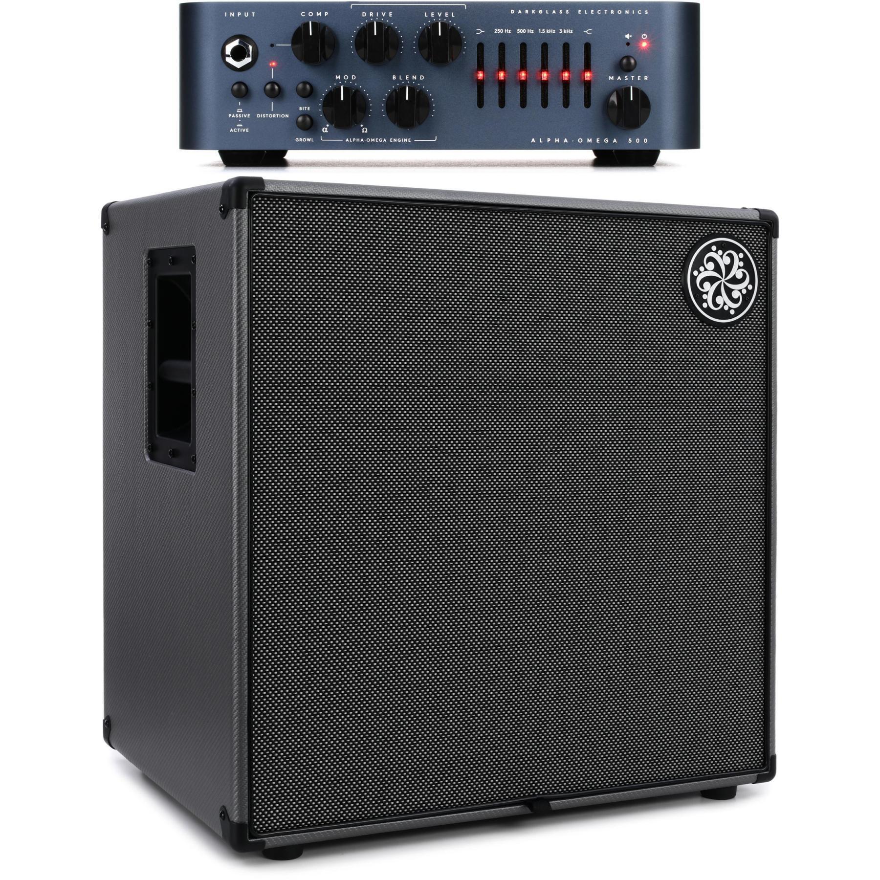 Darkglass Alpha-Omega 500 - 500-watt Bass Head and 1000-watt