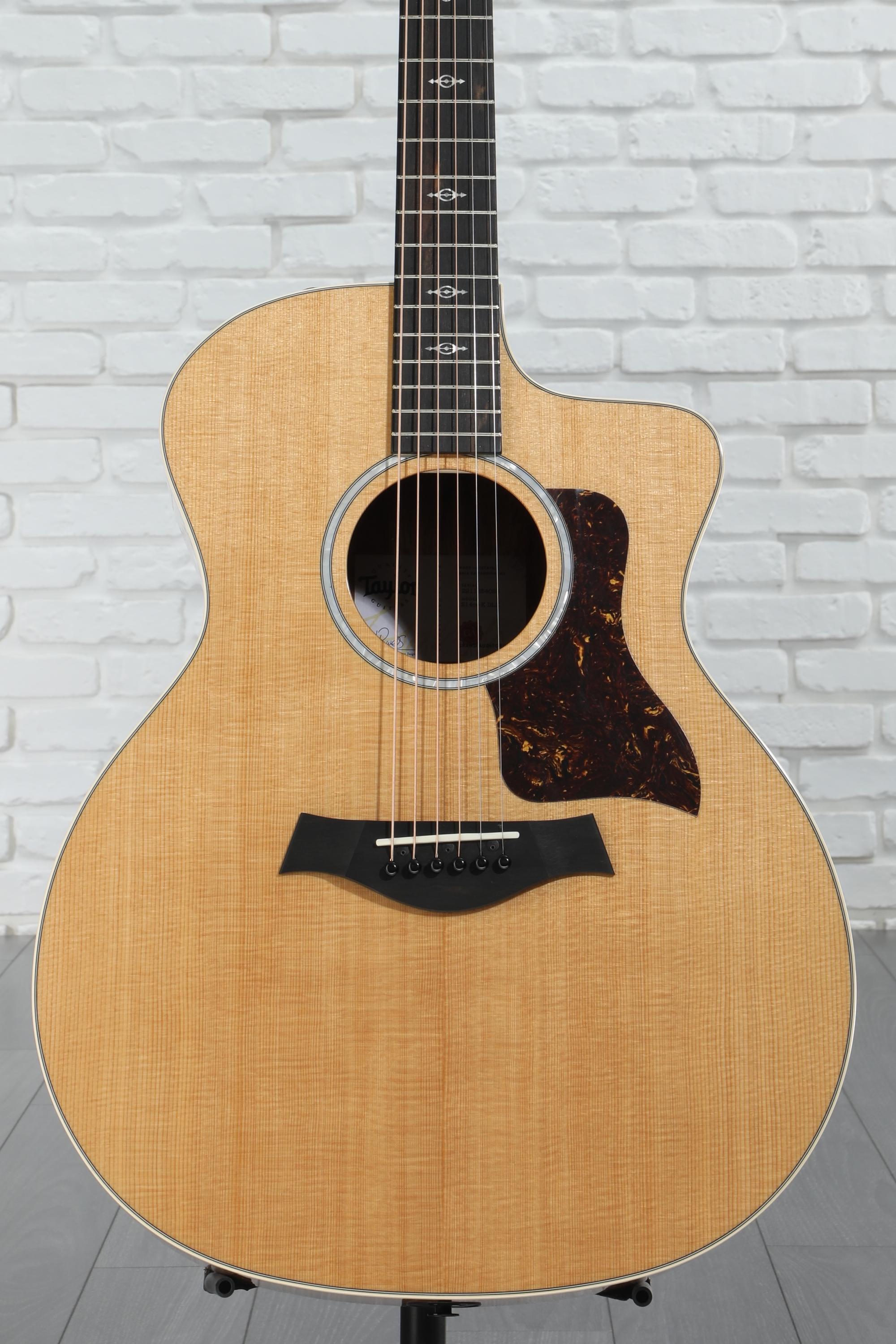 【土日限定値下げ/美品】Taylor 214ce DLX RW ES2 Taylor 214CE Nylon Black Deluxe | The Music Emporium