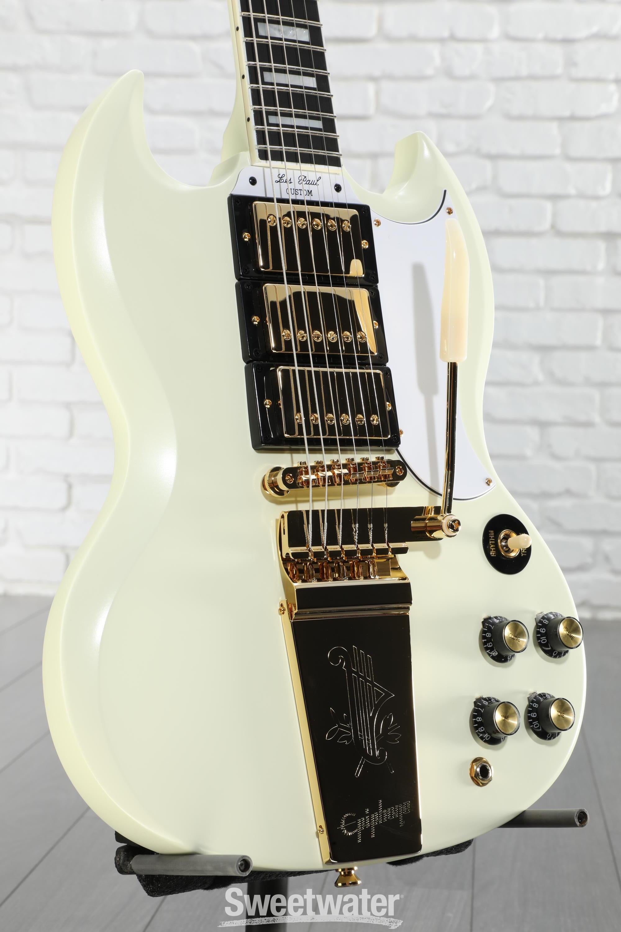 Epiphone 1963 SG Custom Electric Guitar - Classic White VOS