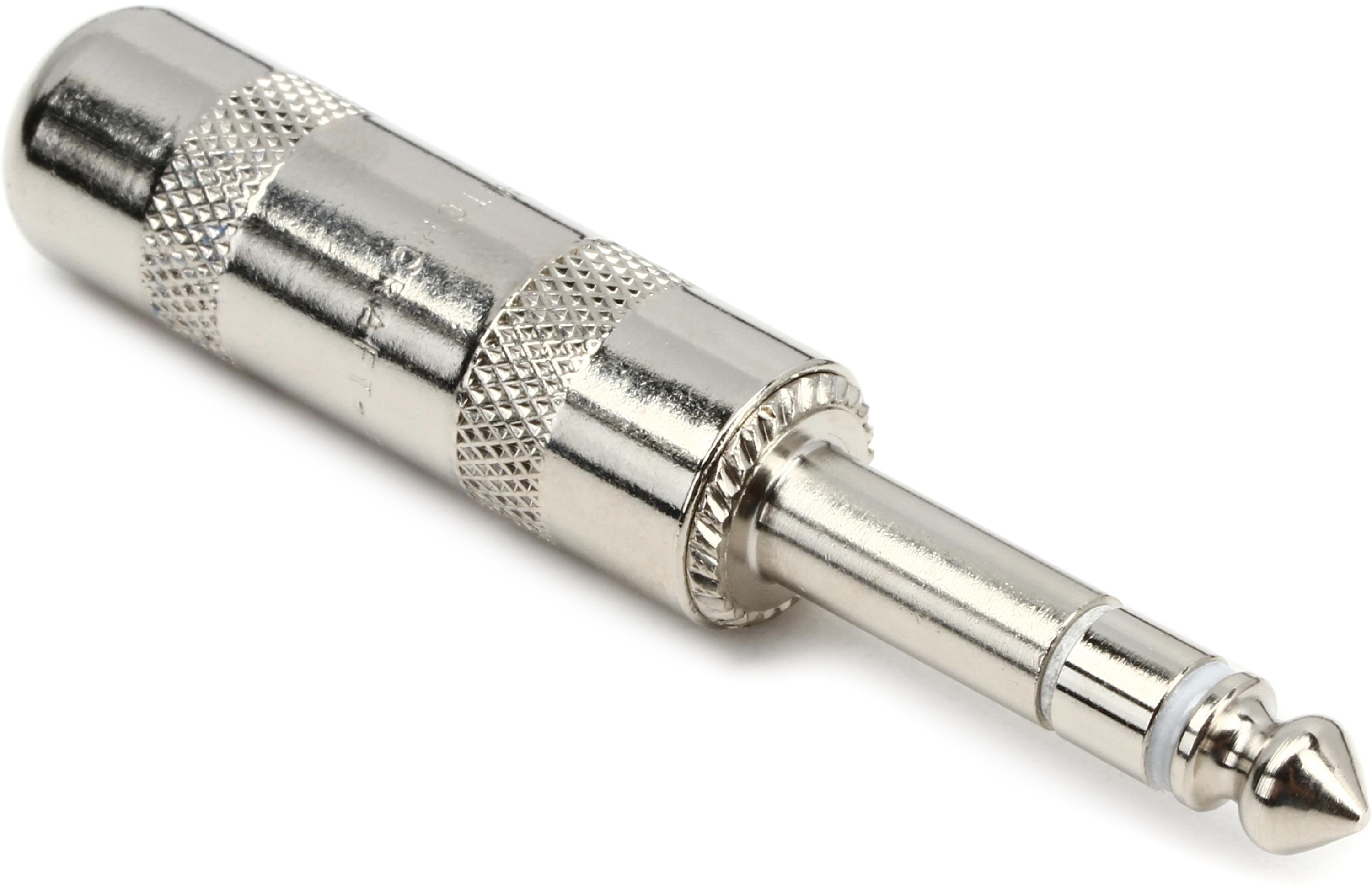 Switchcraft 297 1/4-inch TRS Male Cable-mount Connector