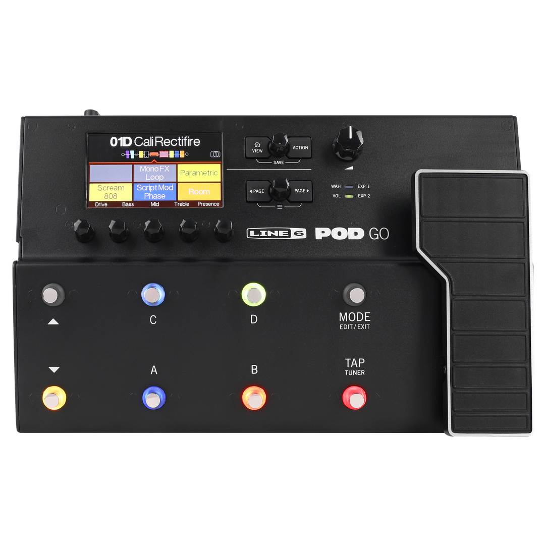 Line 6 POD Go Guitar Multi-effects Floor Processor | Sweetwater Line 6 POD Go Guitar Multi-effects Floor Processor | Sweetwater