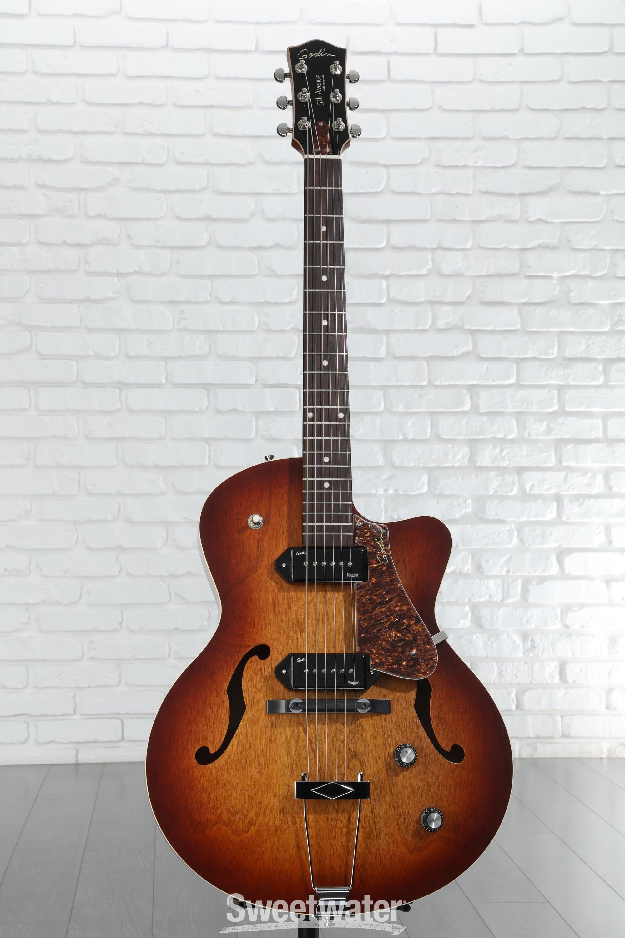 Godin 5th Avenue CW Kingpin II P90 Hollowbody Electric