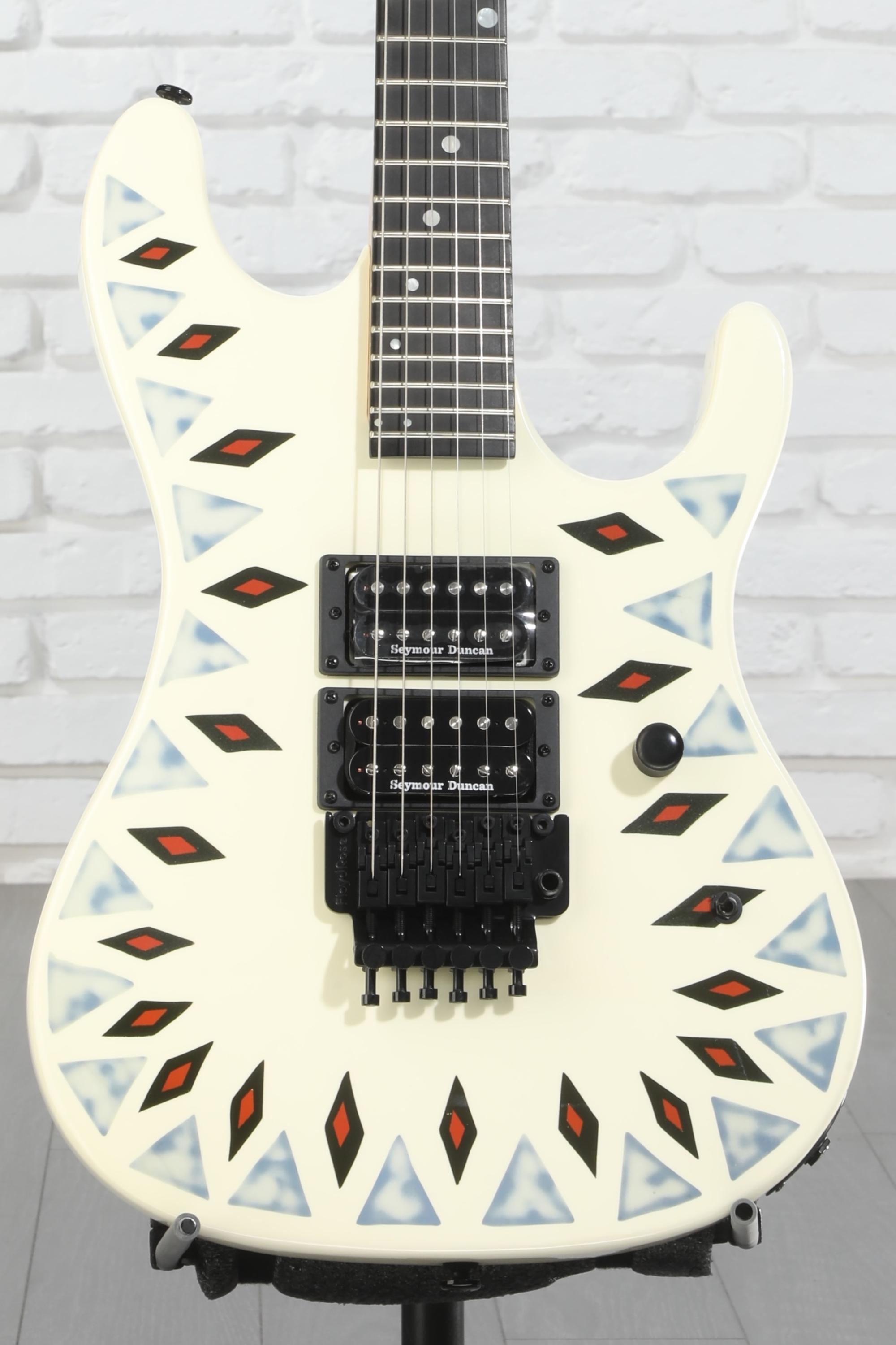 Kramer Nightswan Electric Guitar - Aztec Marble Graphic | Sweetwater