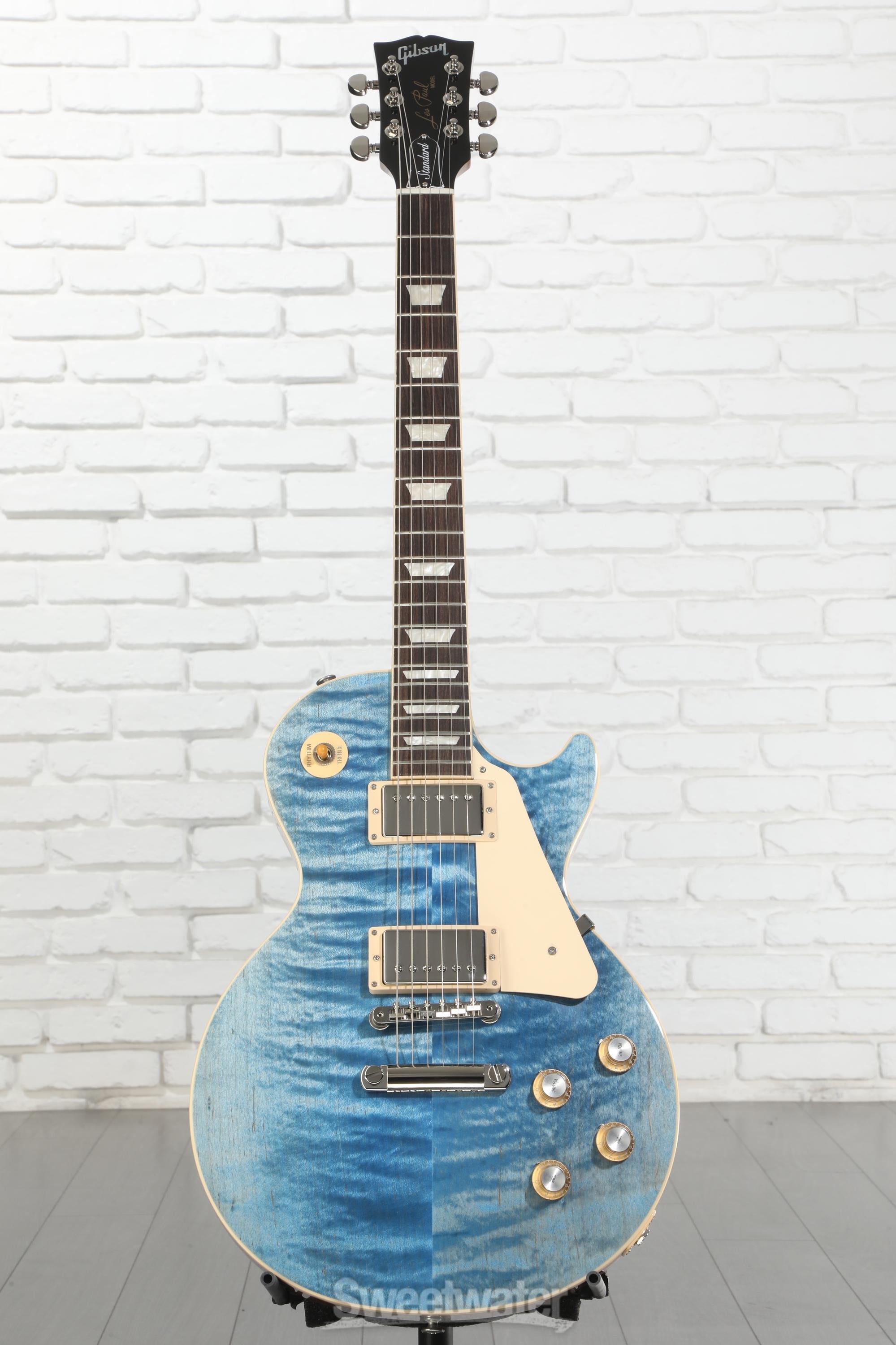 Gibson Les Paul Standard '60s Figured Top Electric Guitar - Ocean