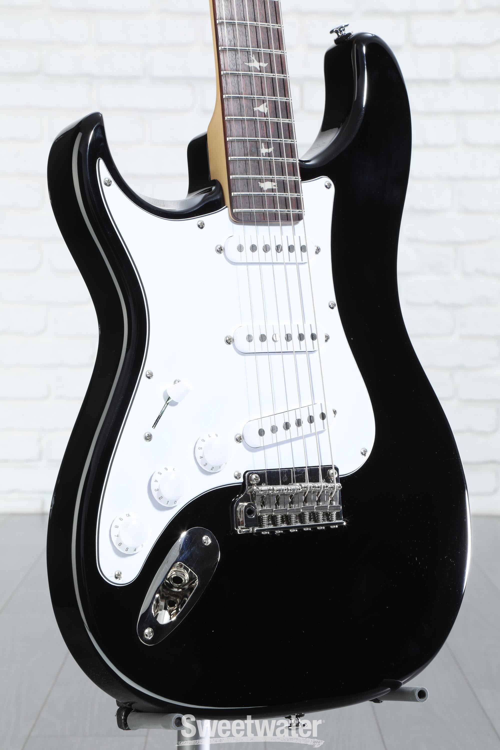 PRS SE Silver Sky Left-handed Electric Guitar - Piano Black with