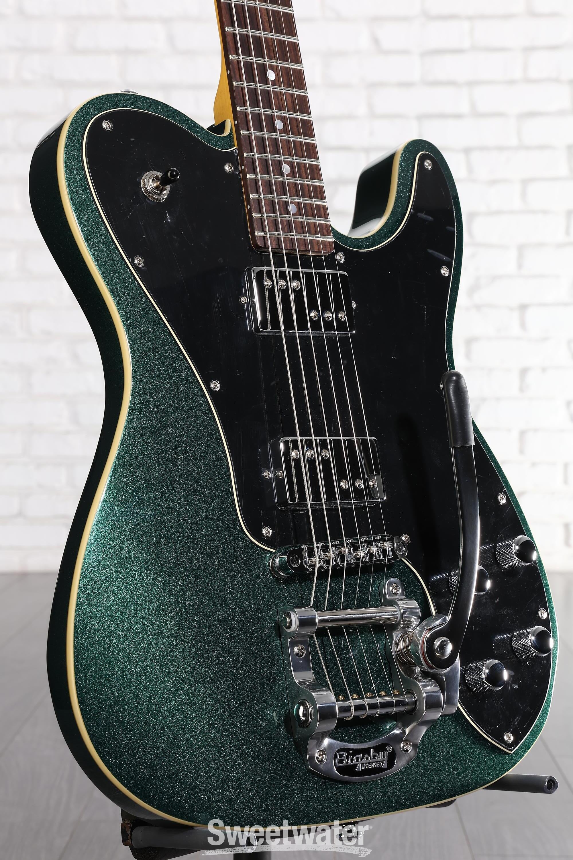 Photo of Schecter PT Fastback II B Electric Guitar - Dark Emerald Green