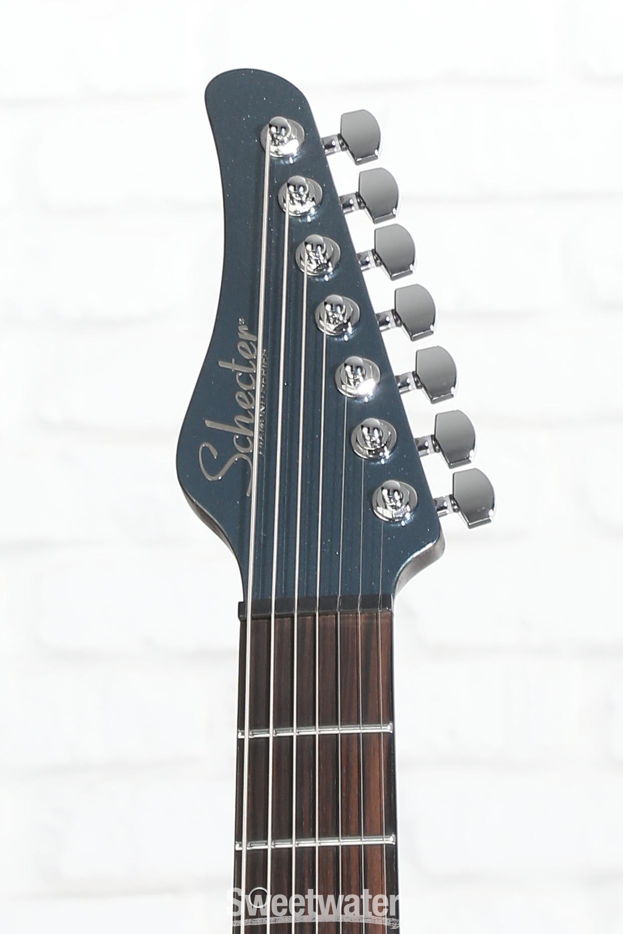 Schecter Aaron Marshall AM-7 7-string Electric Guitar - Cobalt