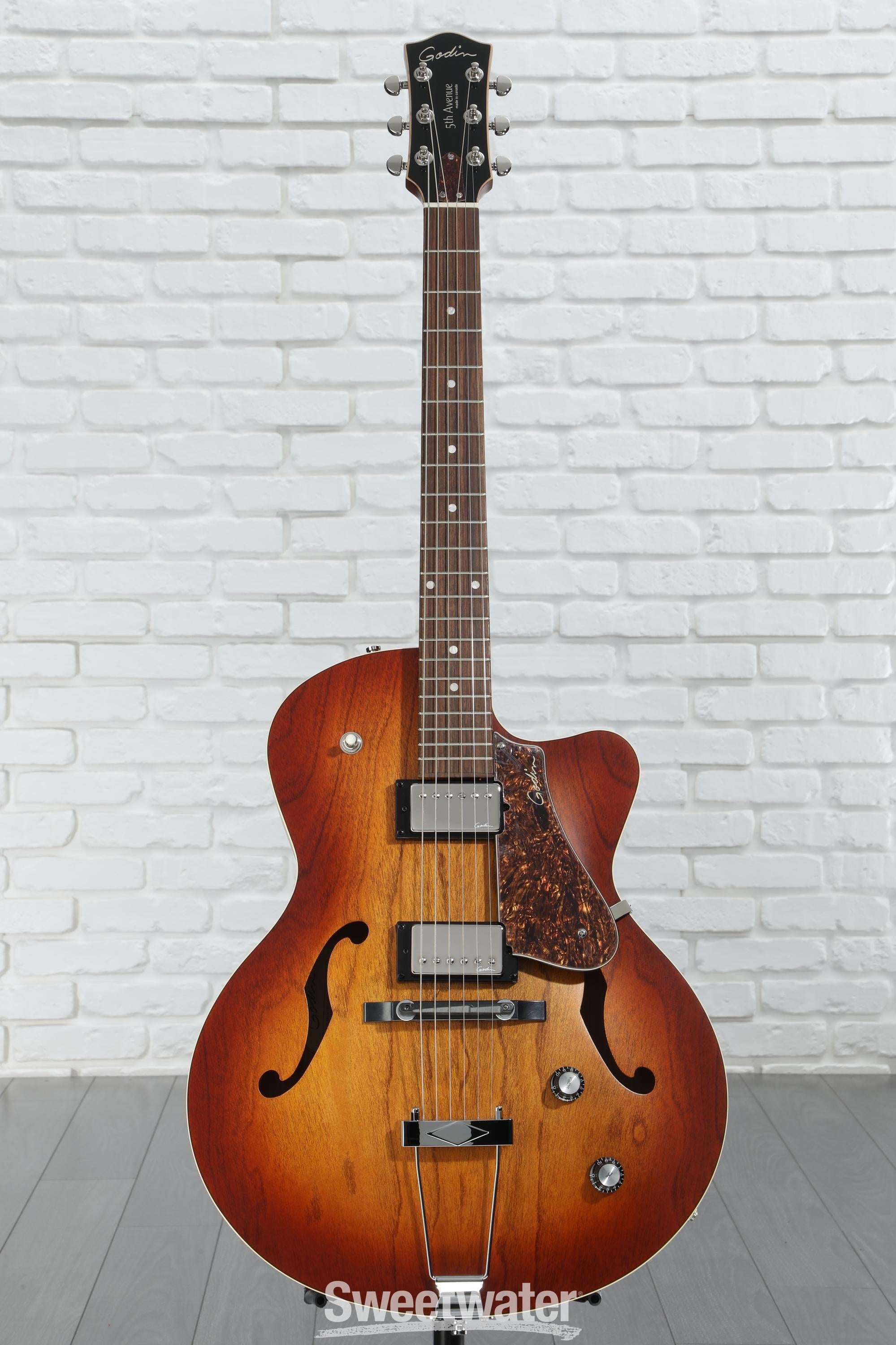 Godin 5th Avenue CW Kingpin II HB Hollowbody Electric Guitar