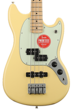 Photo of Fender Special Edition Mustang PJ Bass - Buttercream with Maple Fingerboard - Sweetwater Exclusive in the USA
