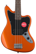 Photo of Squier Affinity Series Jaguar Bass H - Metallic Orange, Sweetwater Exclusive
