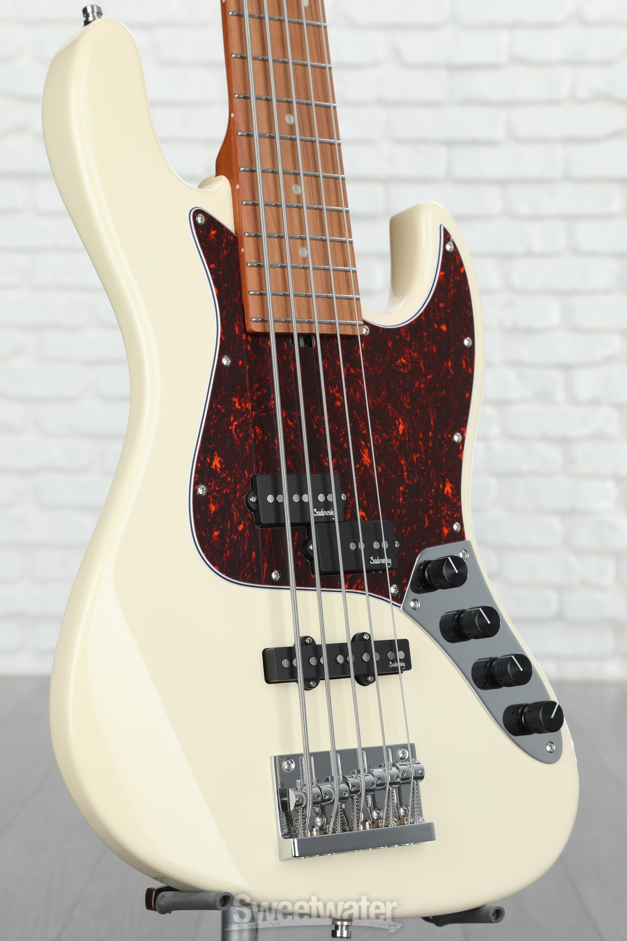 Sadowsky MetroExpress 21-fret Hybrid PJ 5-string Bass - Olympic White